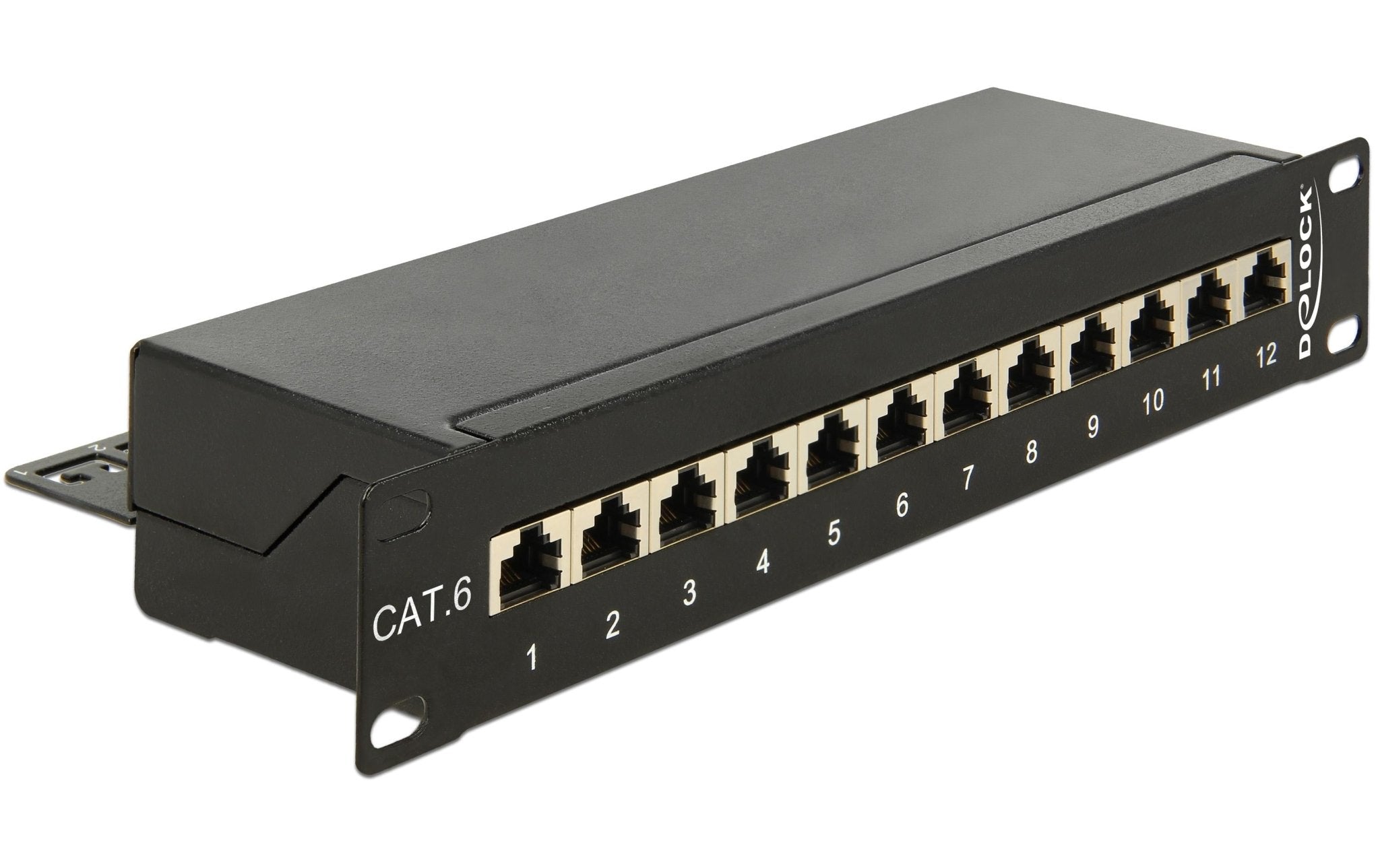 12 - Port 10 Patchpanel Cat.6 - eShoppen GmbH