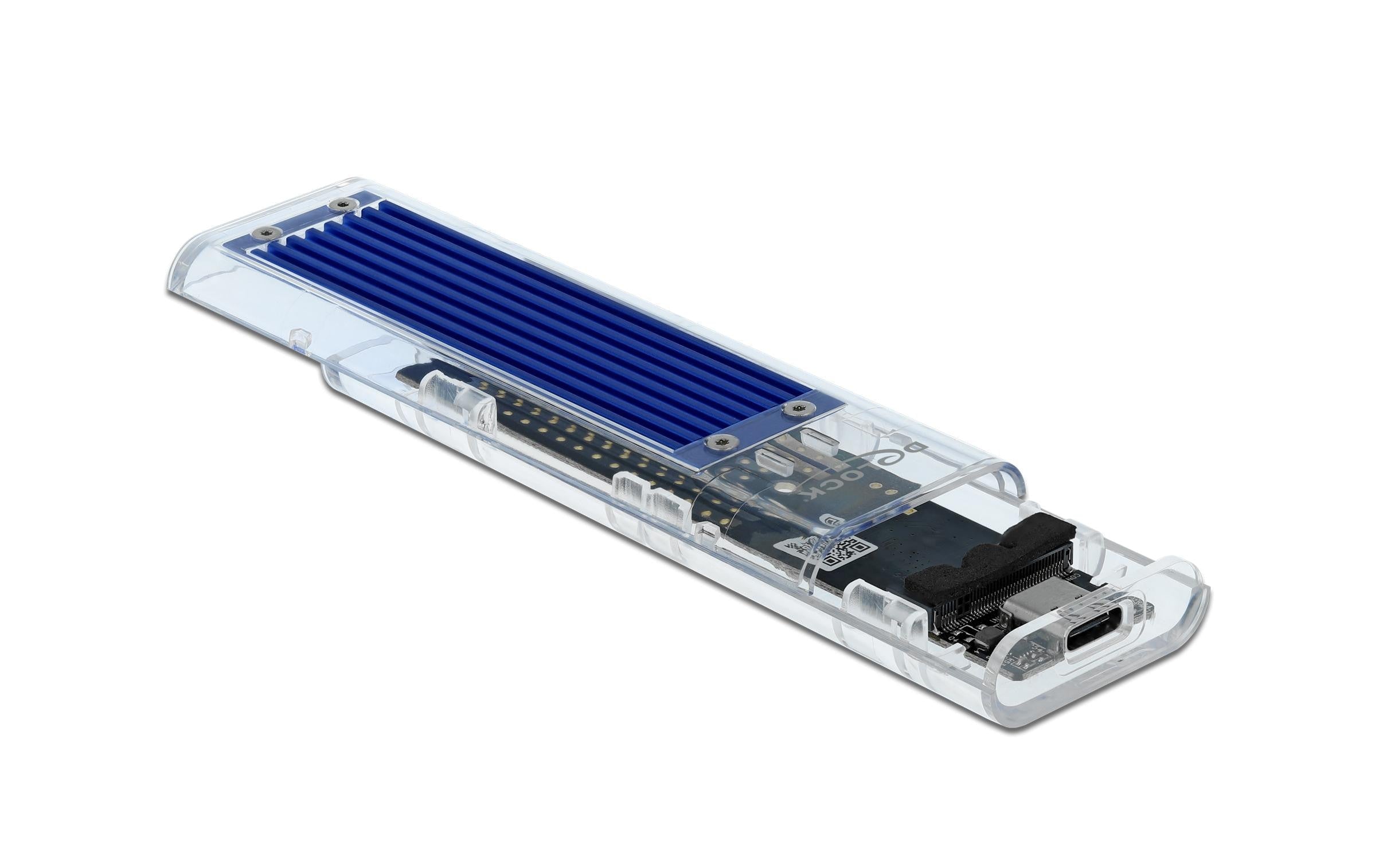 Delock M.2 NVME SSD Gehäuse zu USB3.2 Typ-C