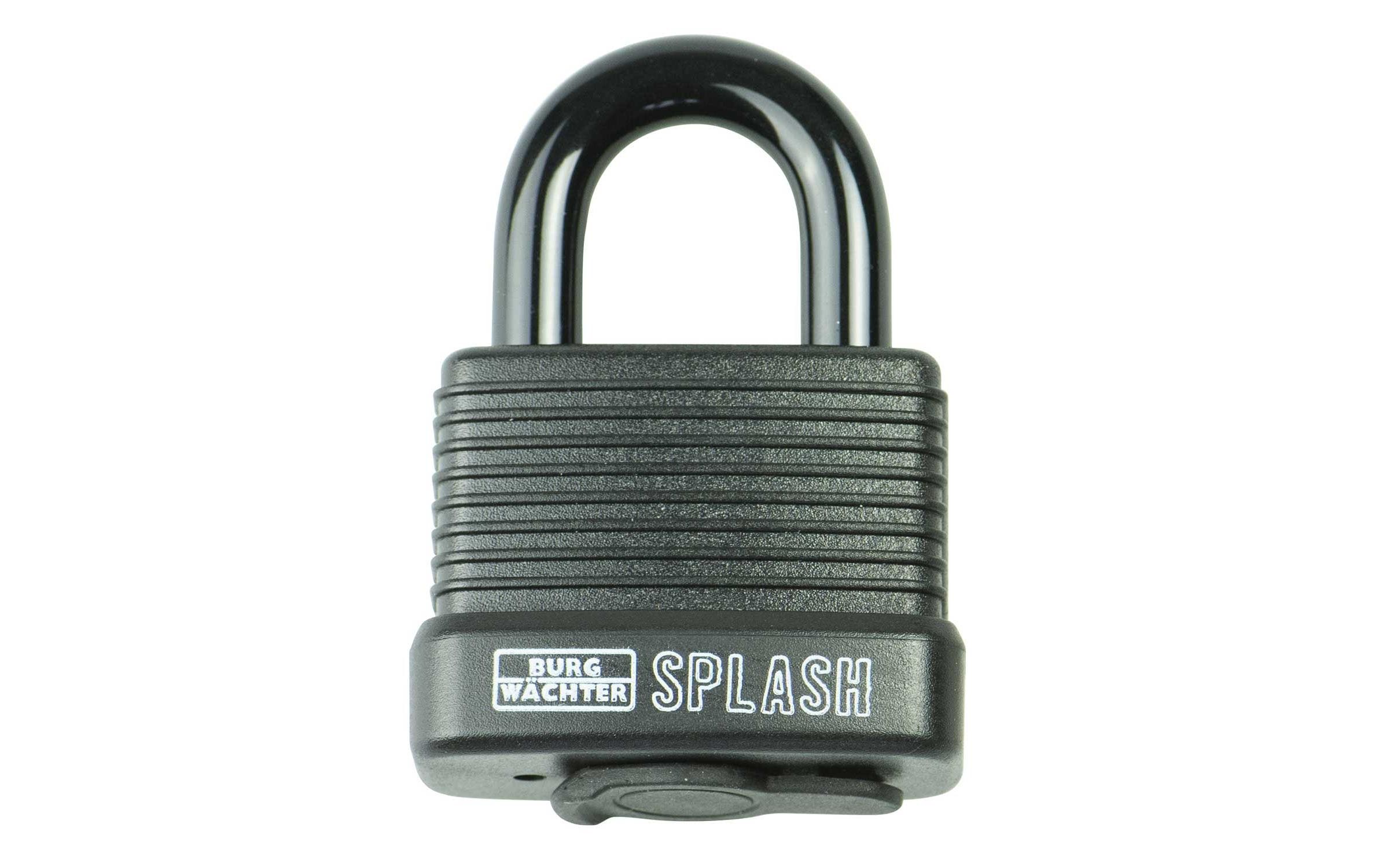 Zylinder-Vorhangschloss Splash 470 45 Black