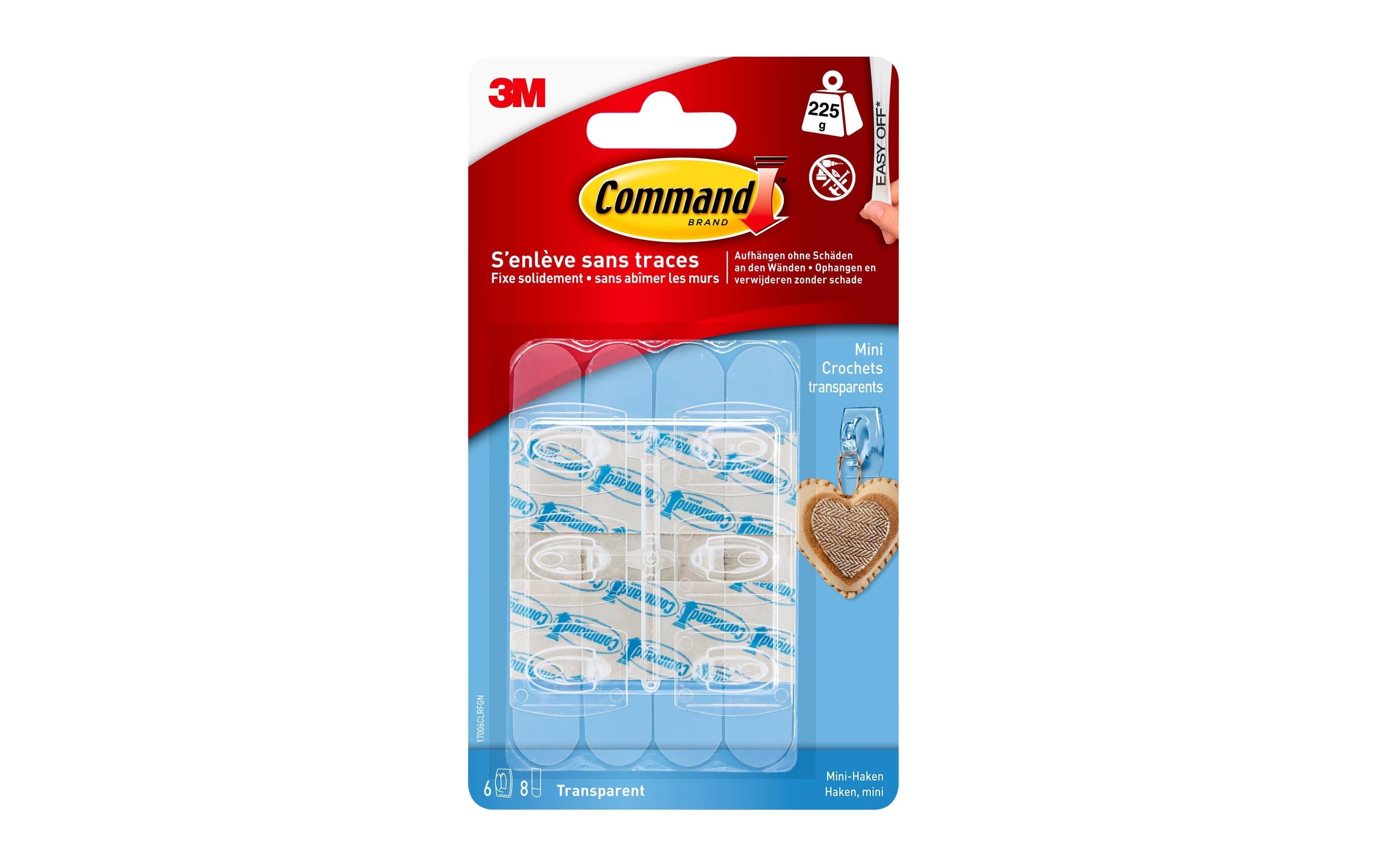 3M Command Transparente MiniHaken S