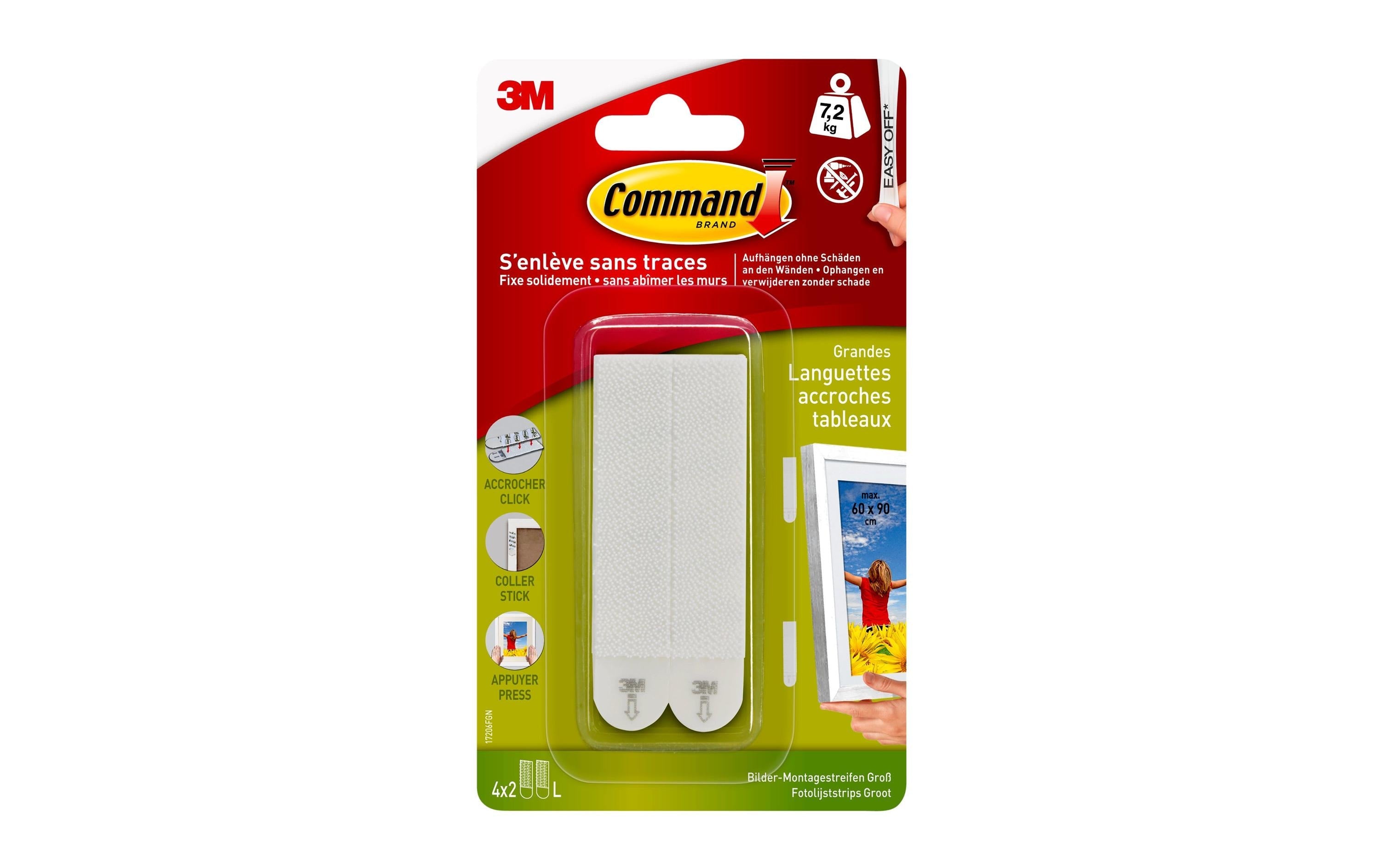 3M Command Bilder-Montagestreifen L