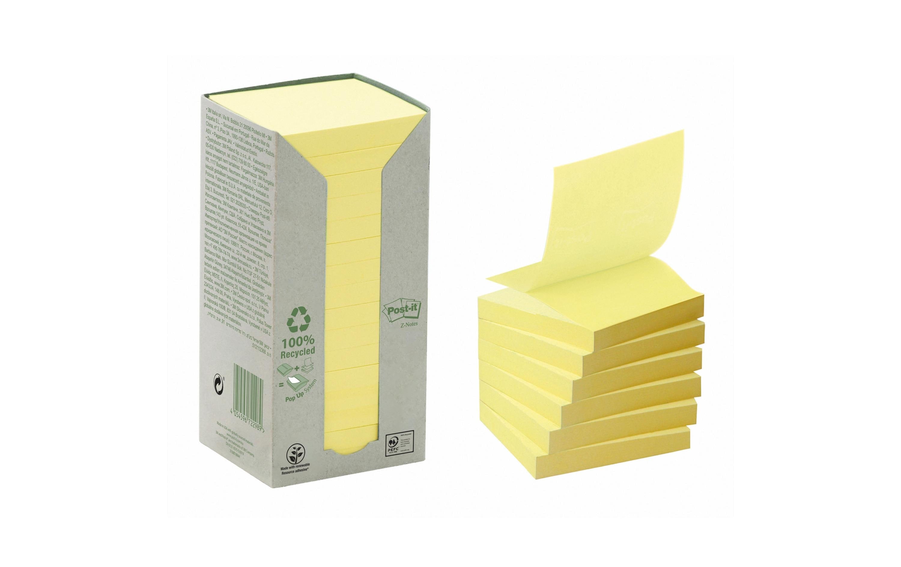 3M Post-it Recycling Notes Turm,Z-Notes