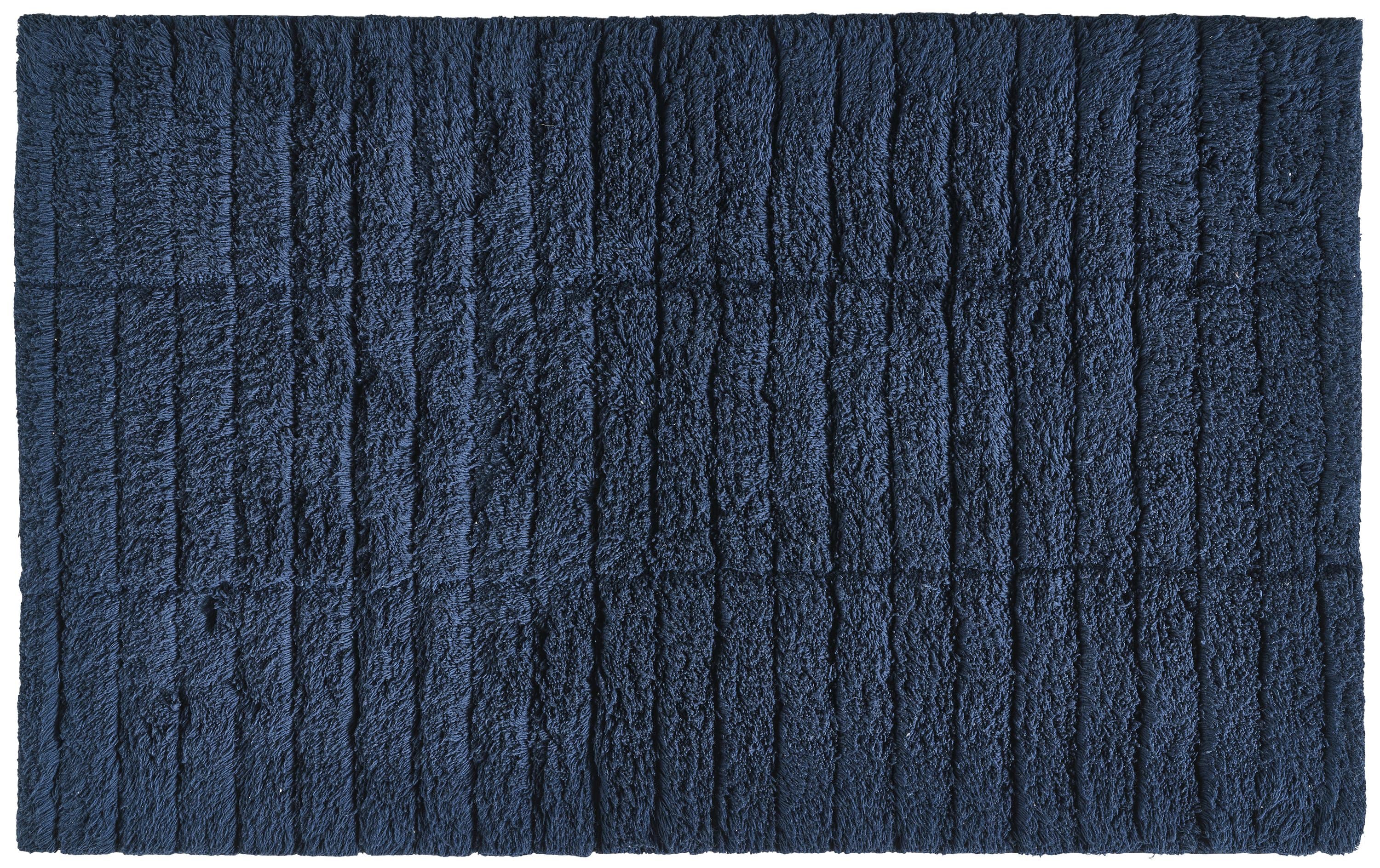 Zone Badeteppich Tiles dark blue