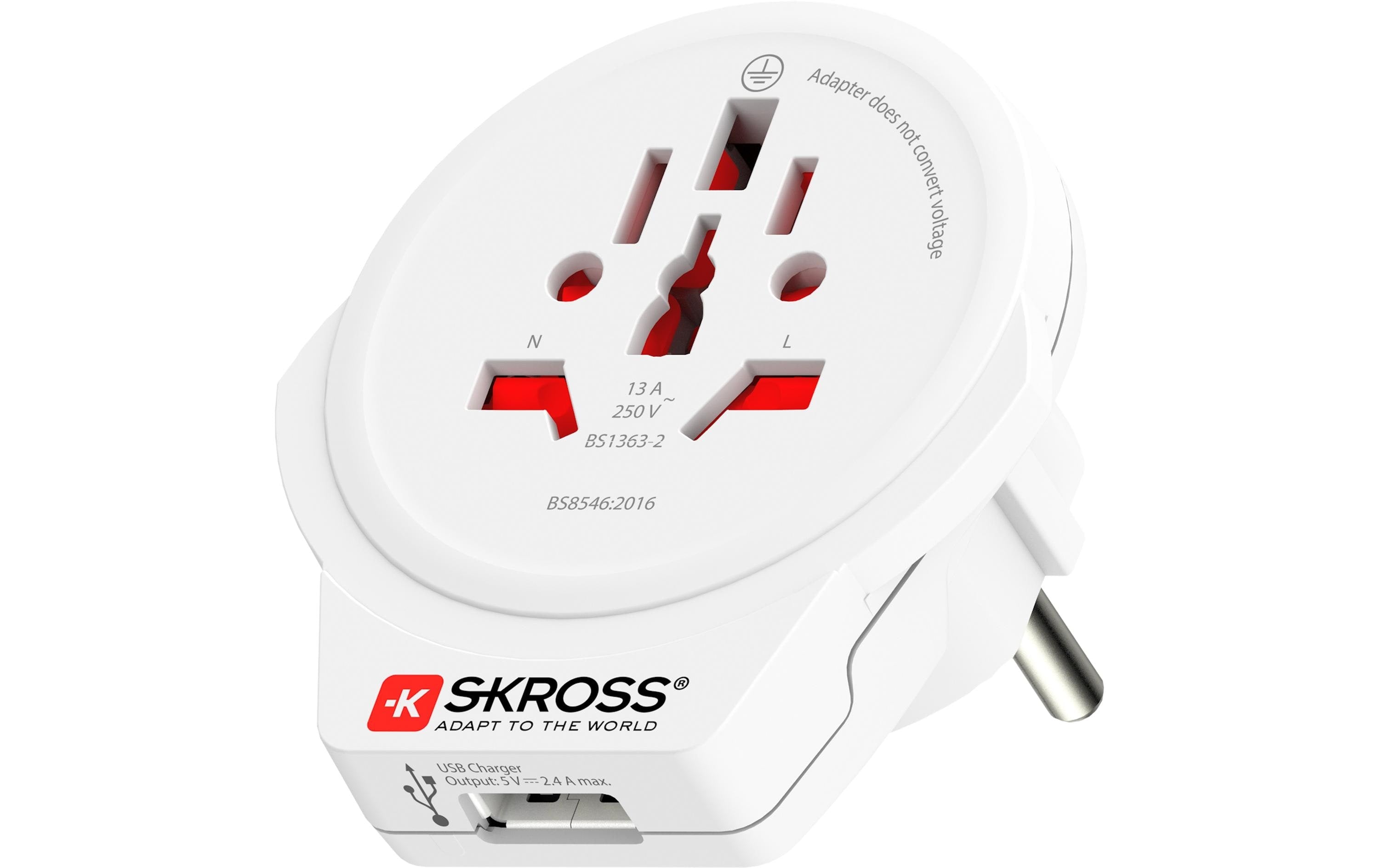 SKROSS Reiseadapter World to Europe