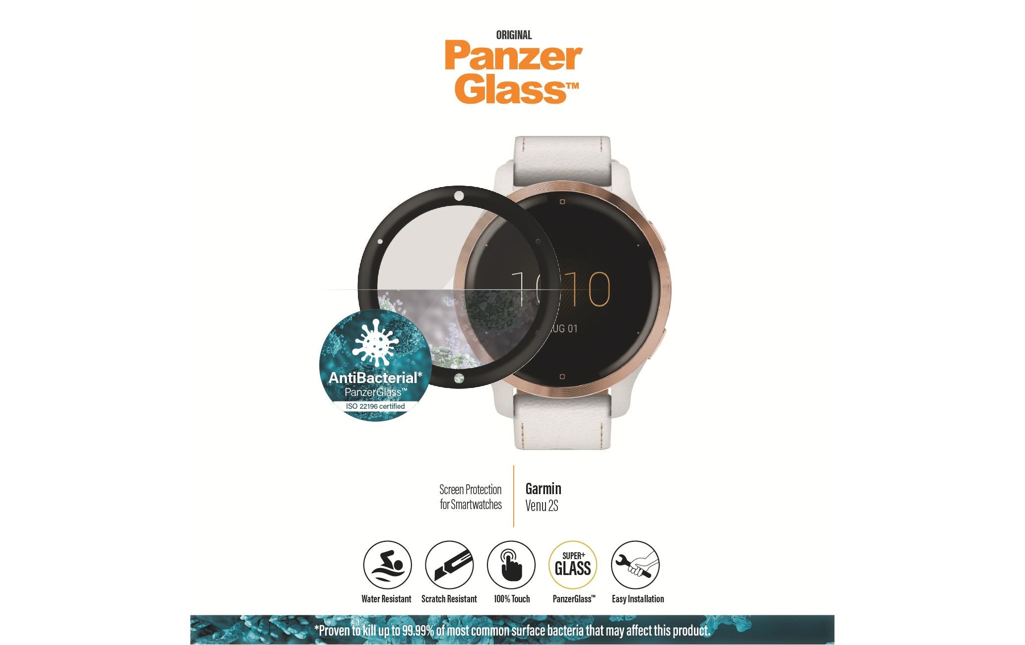 PanzerGlass Displayschutz Garmin Venu 2S