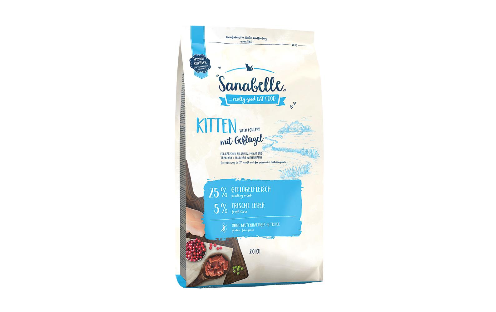 Sanabelle Trockenfutter Kitten 2 kg