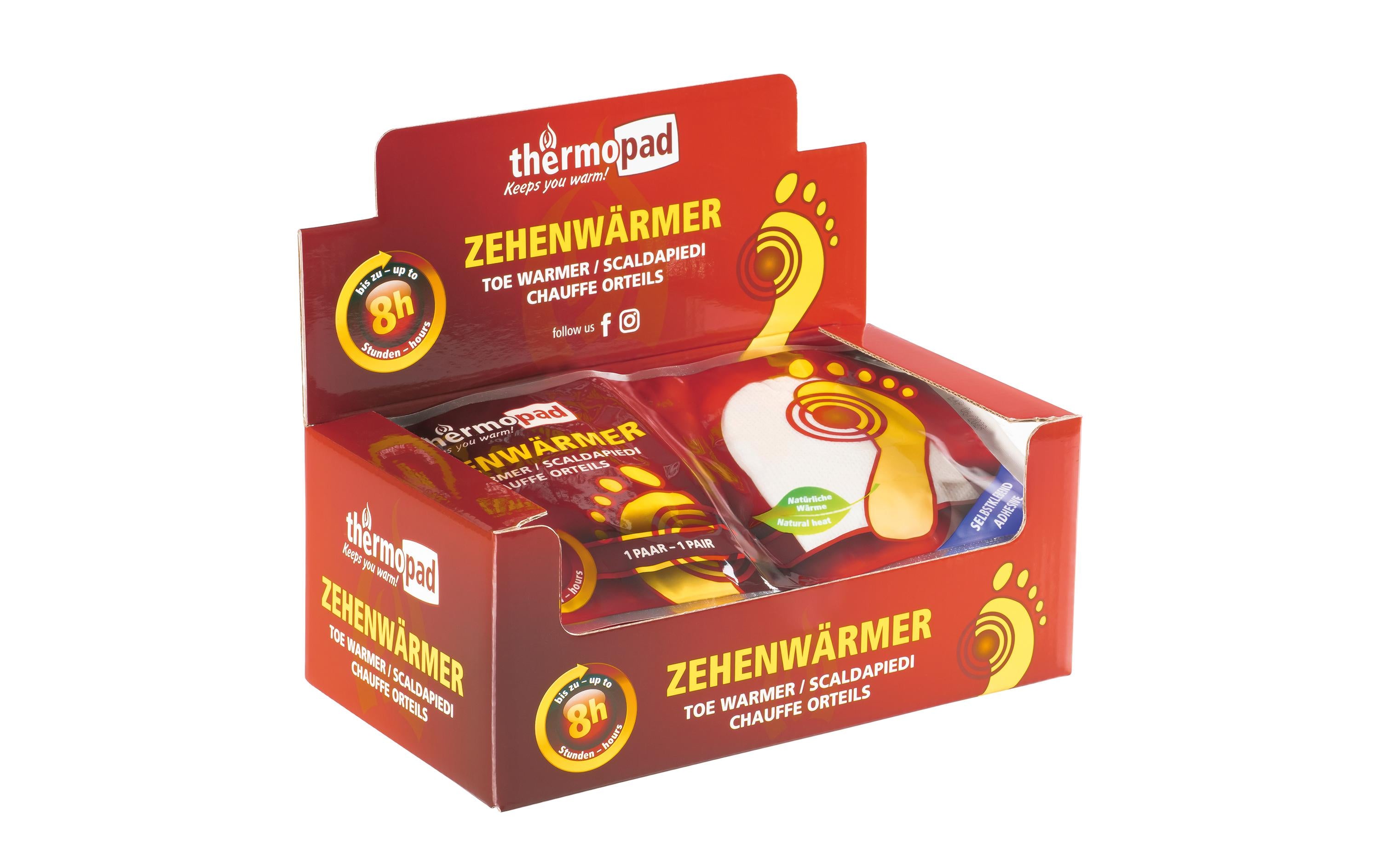 Thermopad Zehenwärmer