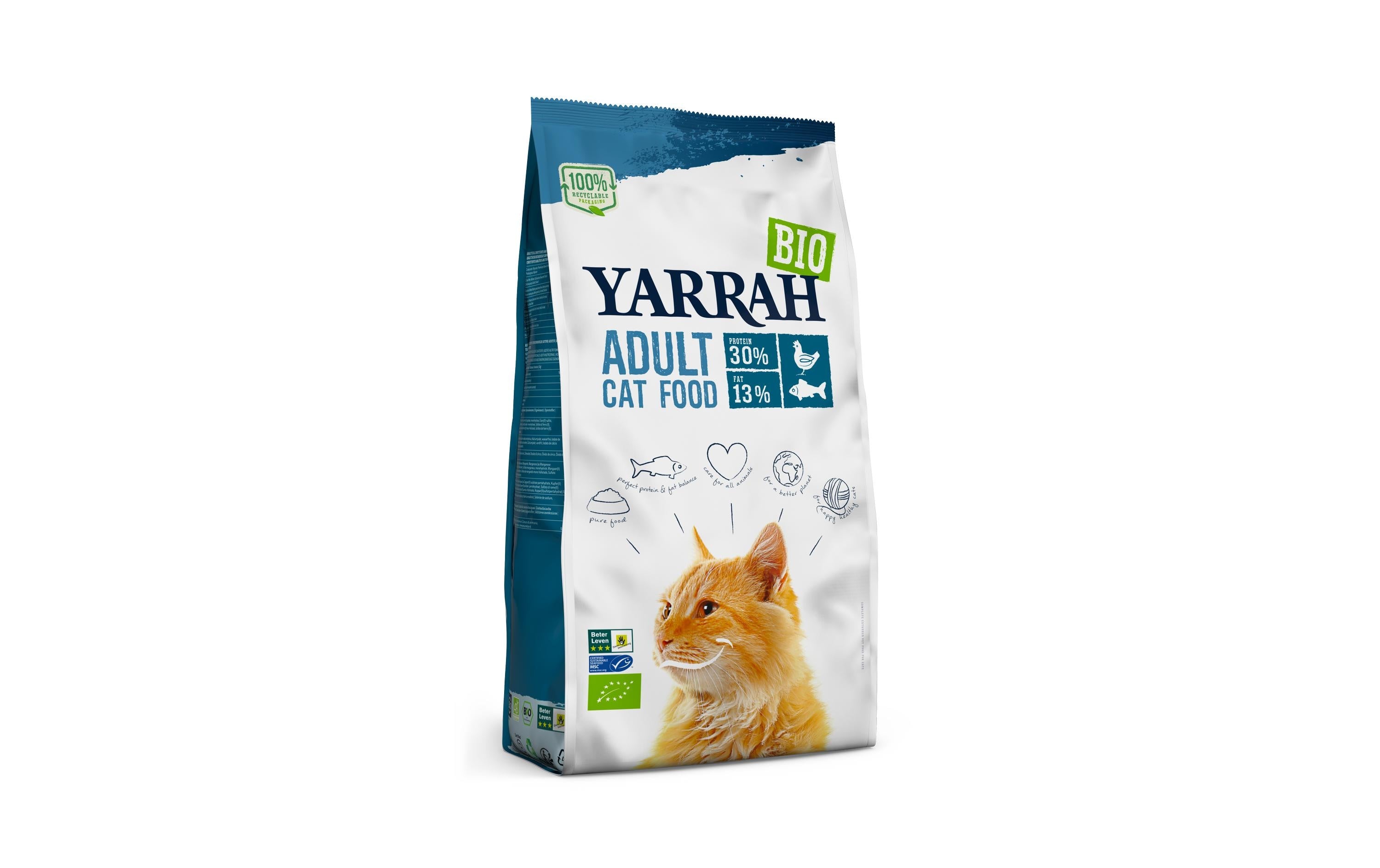 Yarrah BIO Trockenfutter Fisch & Huhn