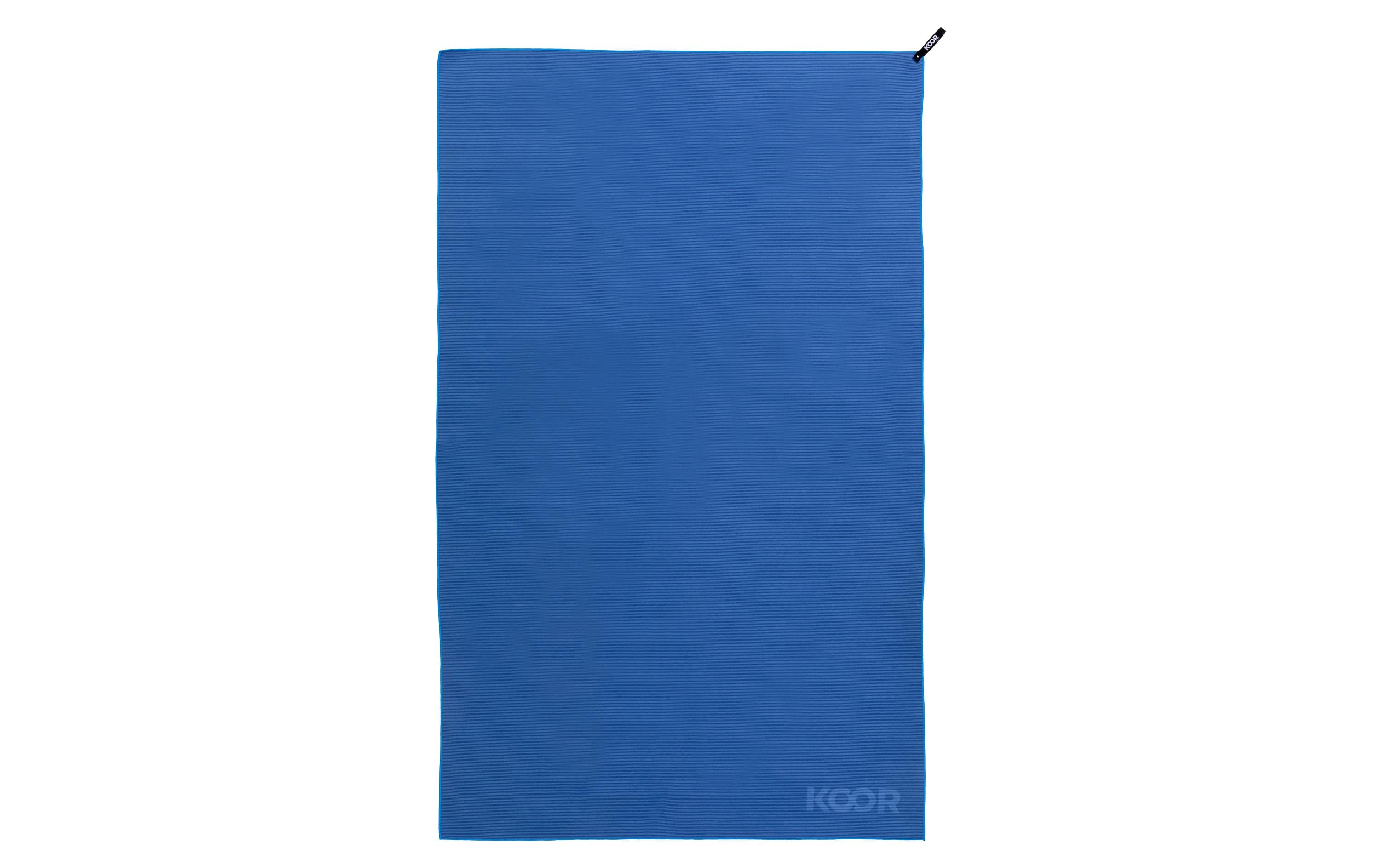 KOOR Badetuch blau M 55x90cm