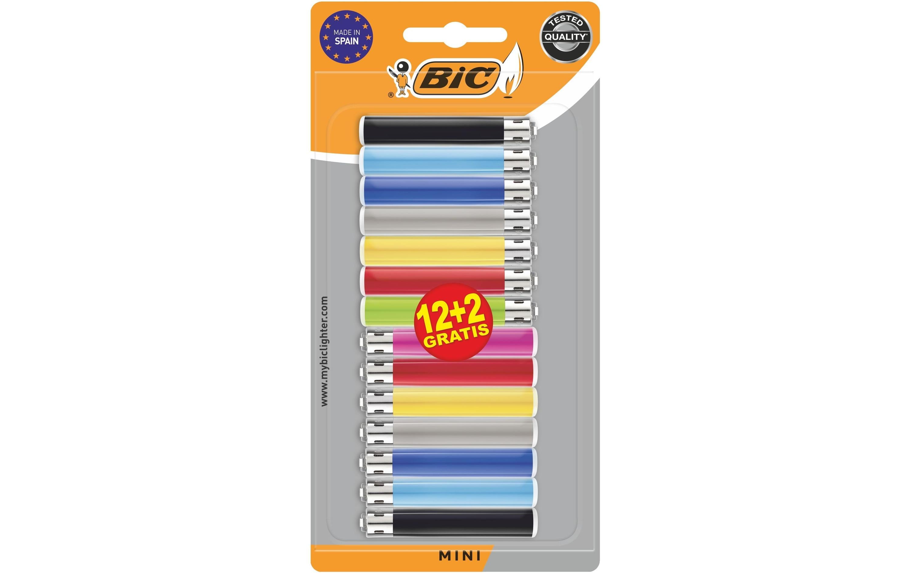 BIC J25 Mini Reibradfeuerzeuge