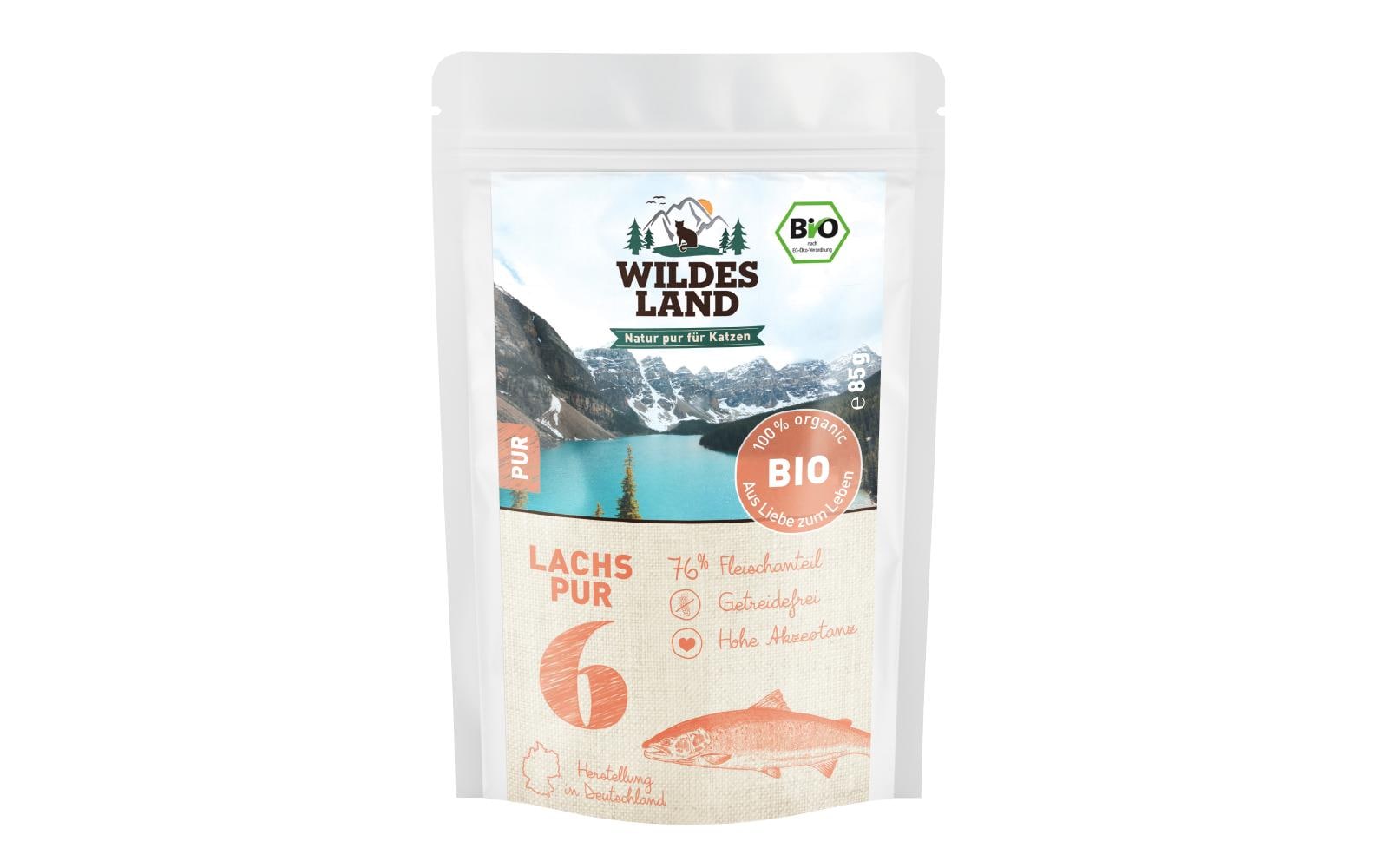 Wildesland Cat Adult BIO Lachs, Lachsöl