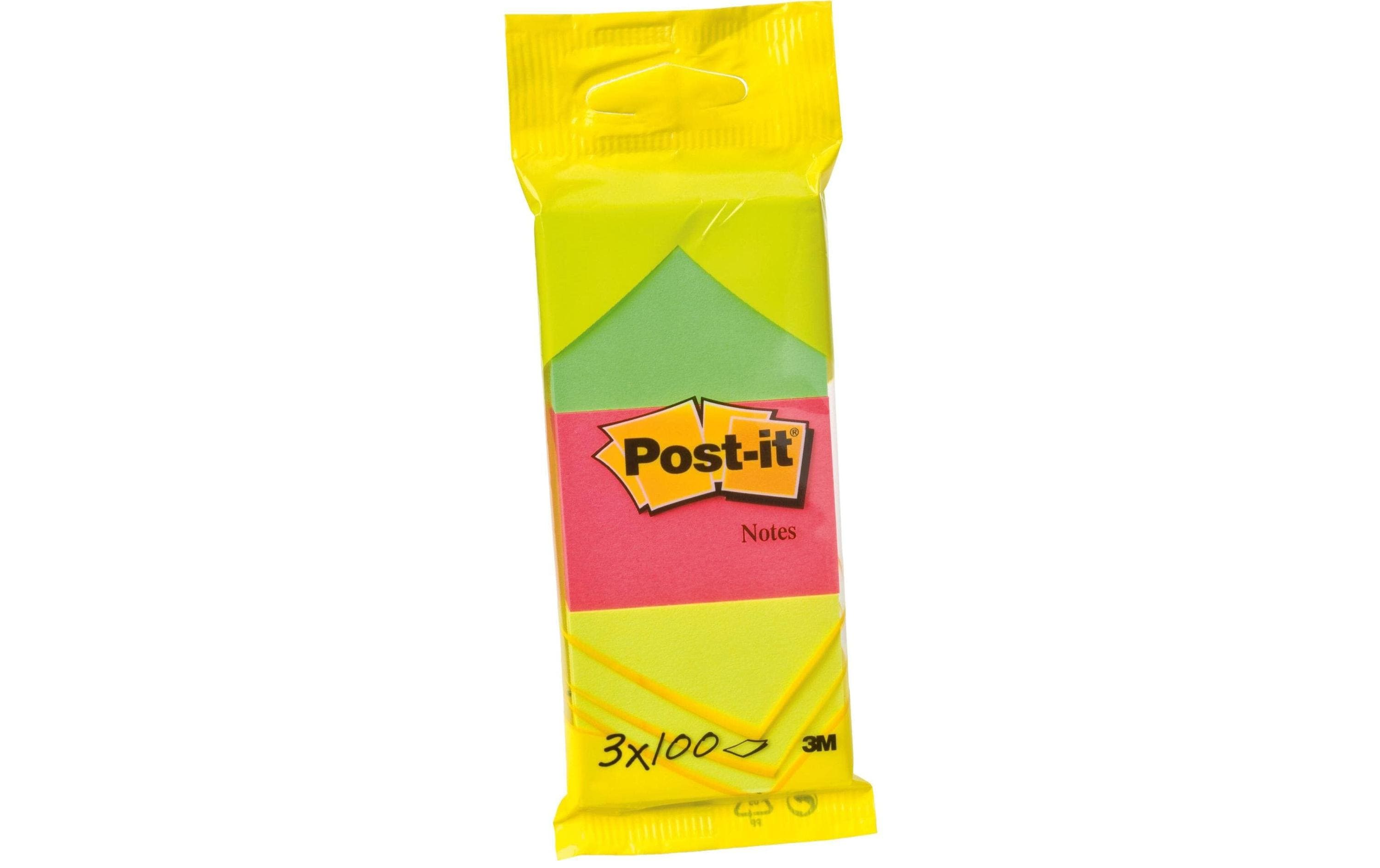 3M Post-it Haftnotiz in drei Farben