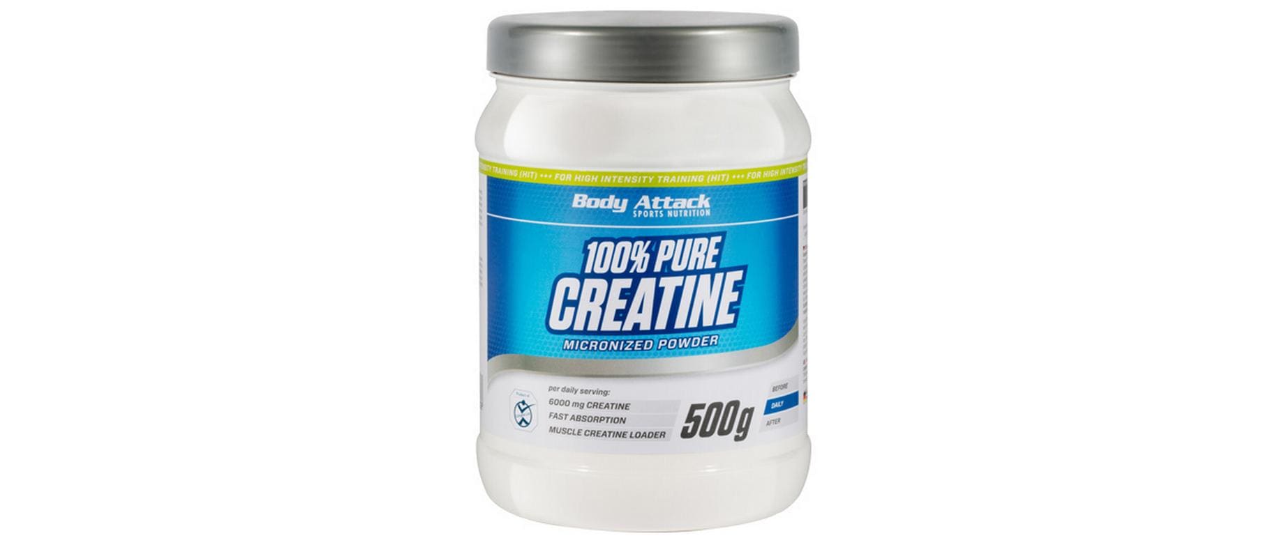 Body Attack 100% Pure Creatine Powder