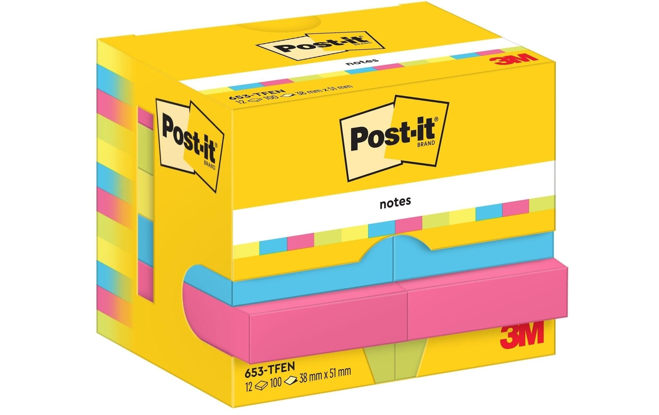 3M Post-it Haftnotiz Energy mehrfarbig