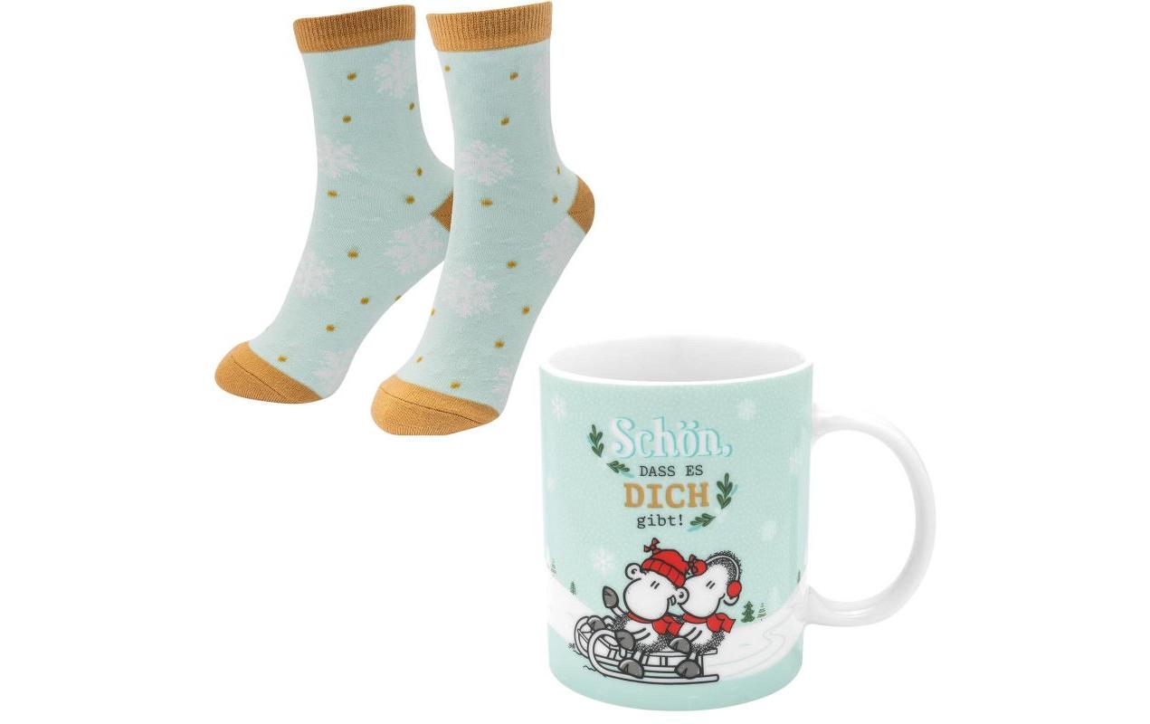 Sheepworld Tasse-Socken-Set Dich