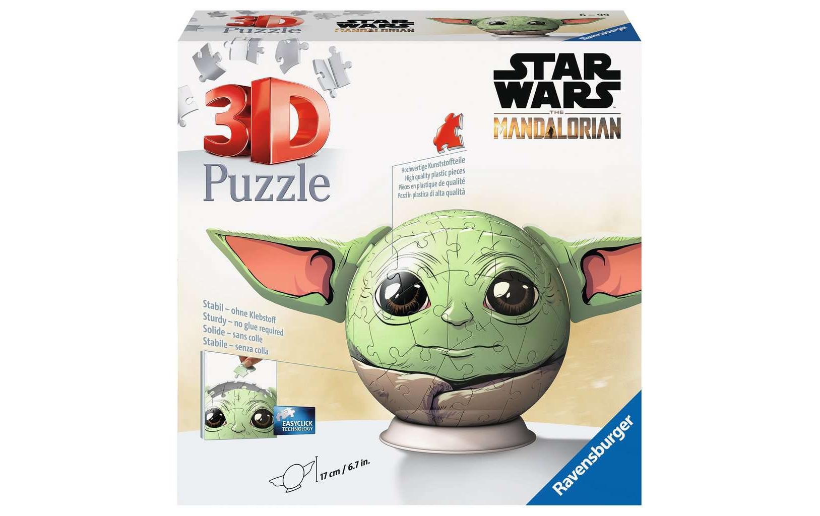 Puzzle 3D Mandalorian Grogu mit Ohren