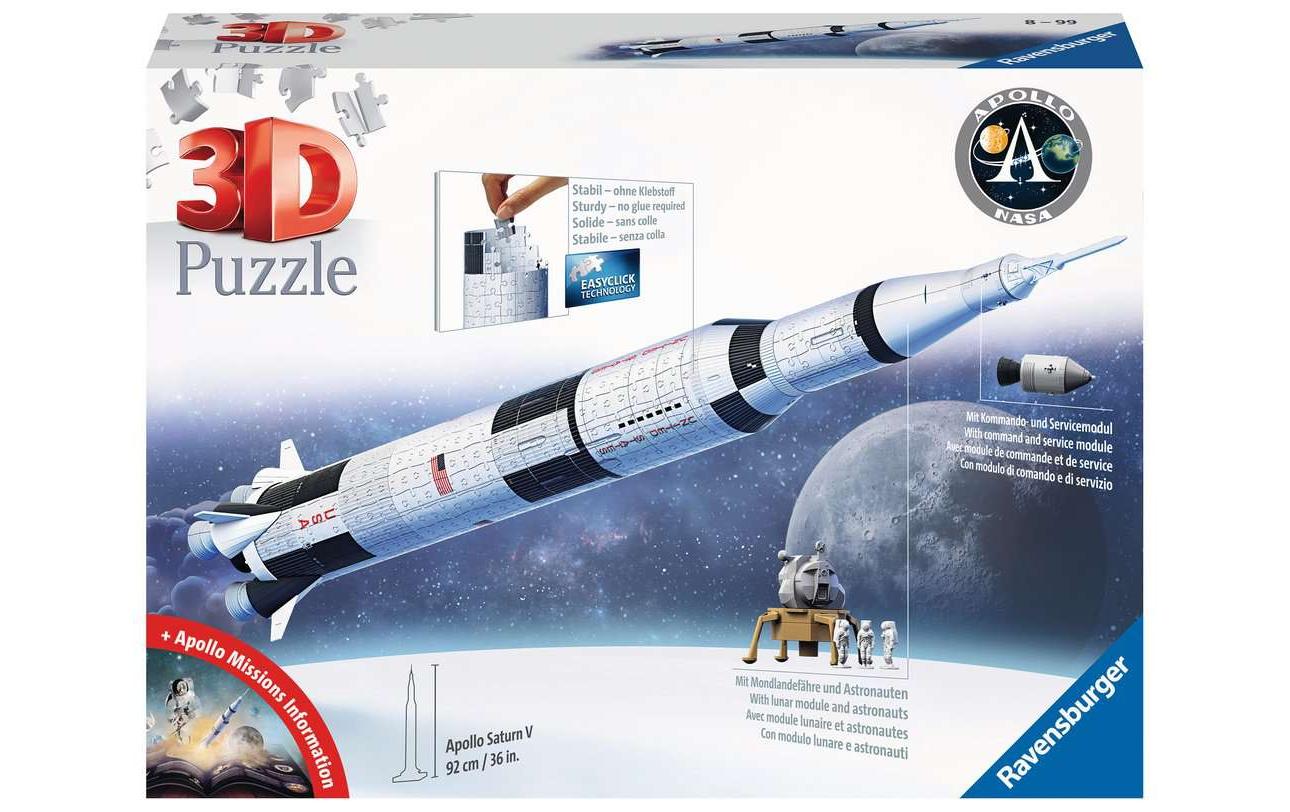 Puzzle 3D Apollo Saturn V Rocket