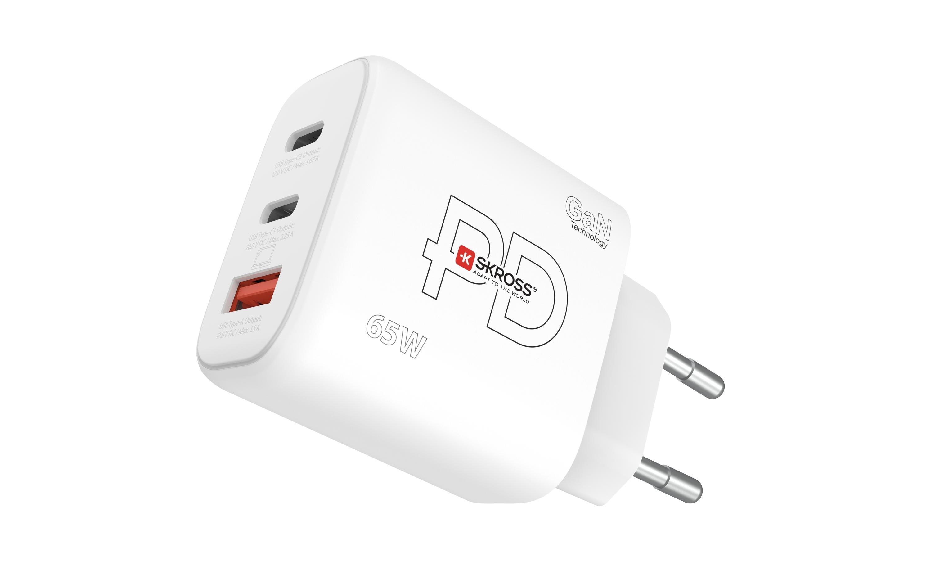 SKROSS Power Charger 65W GaN EU