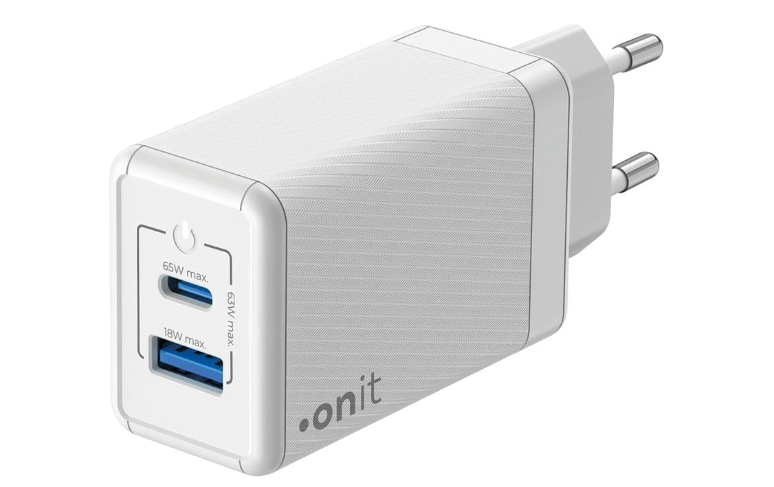 onit GaN-Wandladegerät USB 1C1A 65W