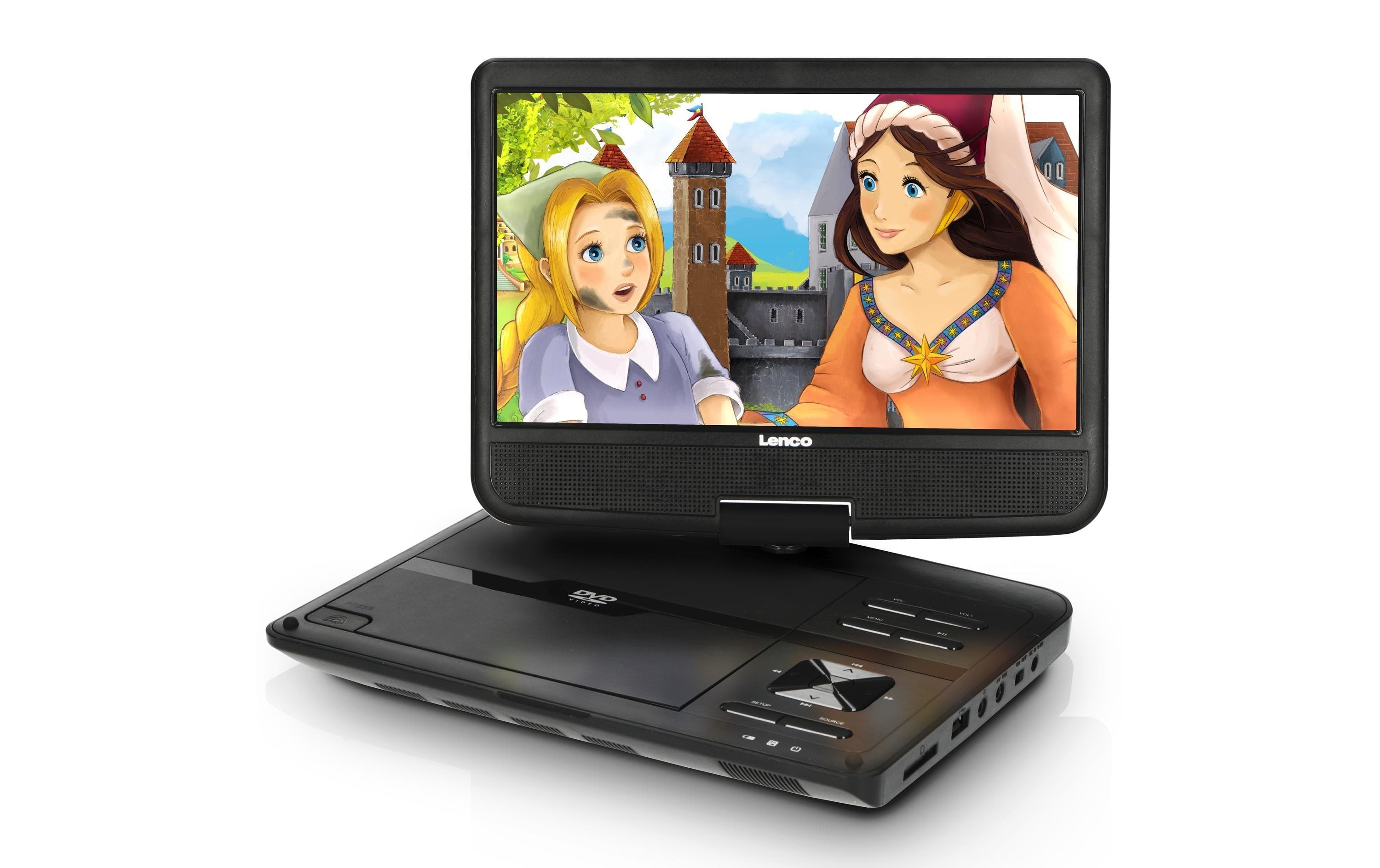 Lenco DVP-1010BK, Portabler DVD-Player