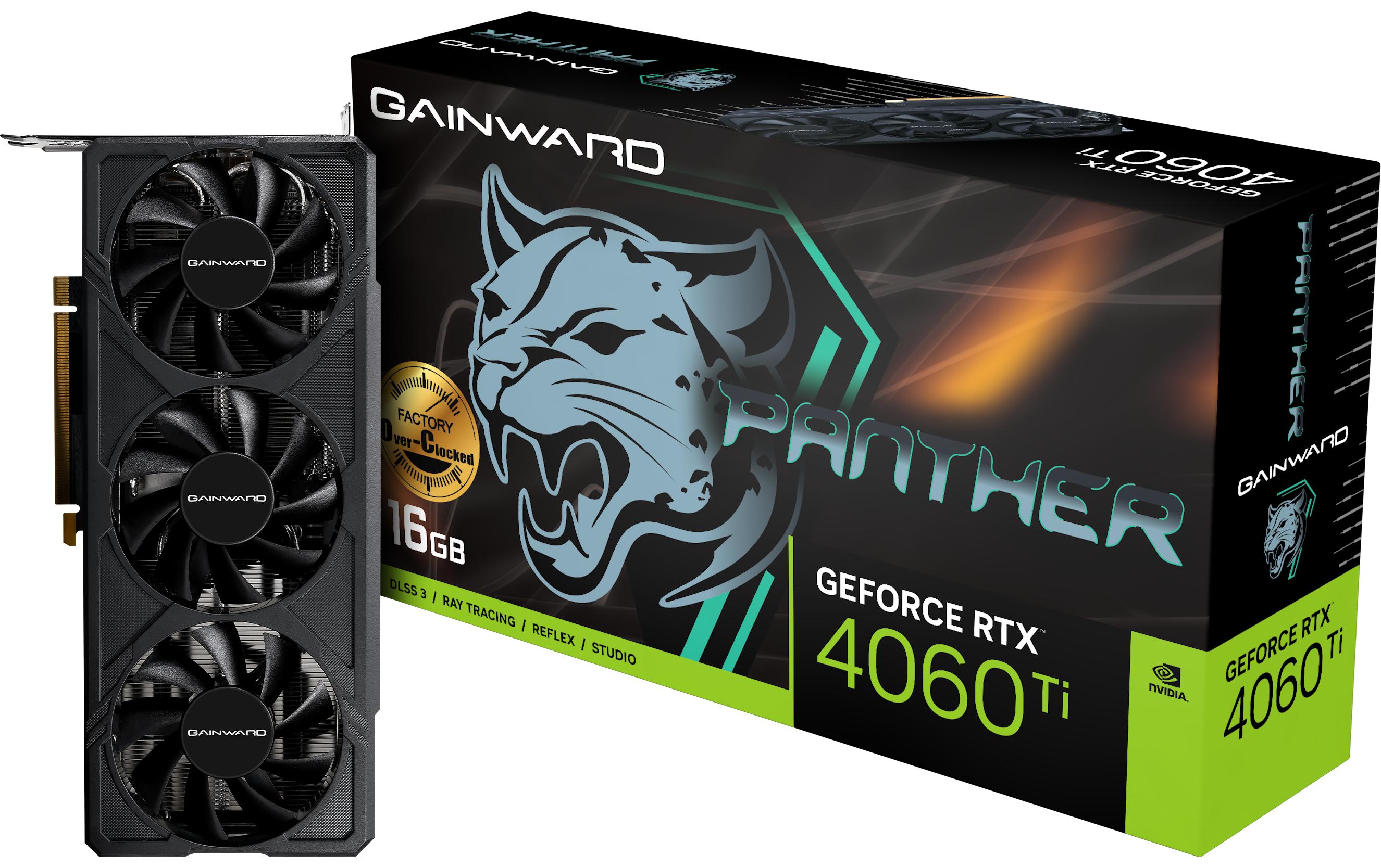 Gainward RTX4060 Ti Panther OC, 16GB GDDR6X