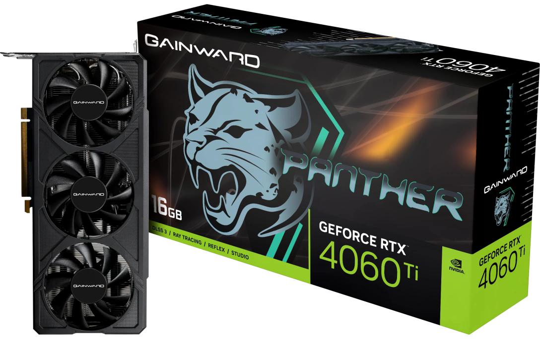 Gainward RTX4060 Ti Panther, 16GB GDDR6X