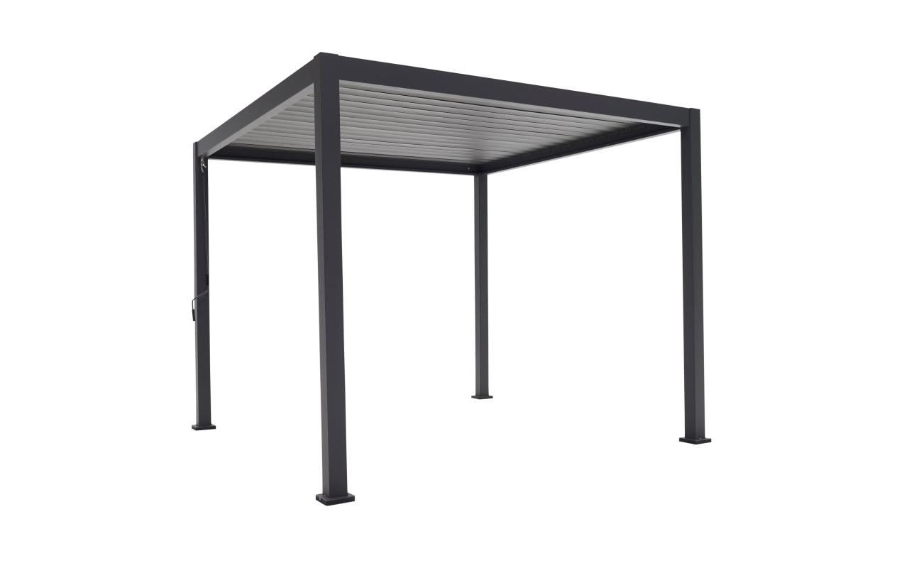 Alu/Stahl-Pergola, schwarz