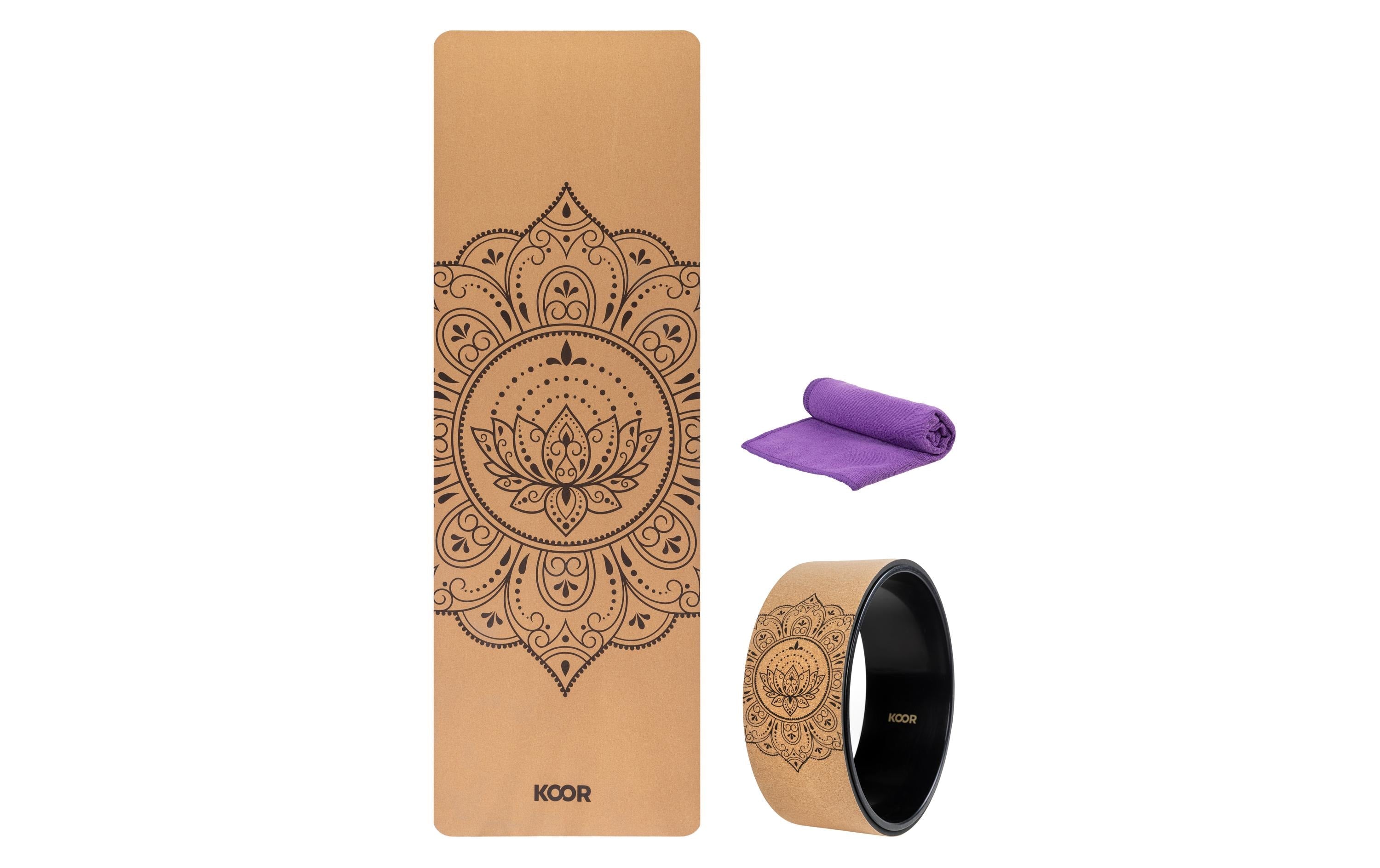 KOOR Yoga Set Matte & Rad kork