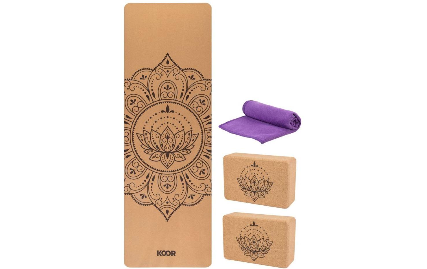 KOOR Yoga Set Matte & Block kork