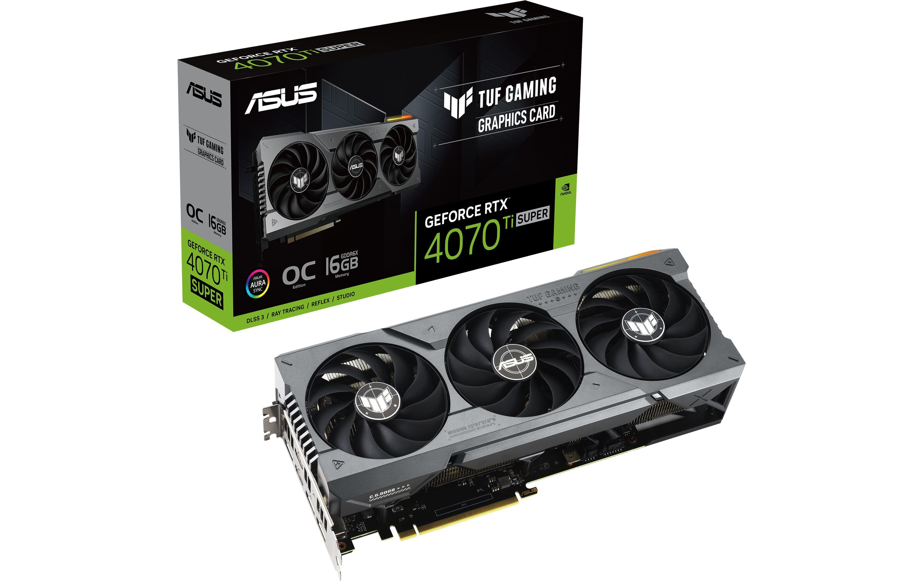 ASUS TUF RTX4070TI SUPER O16G GAM, GDDR6X