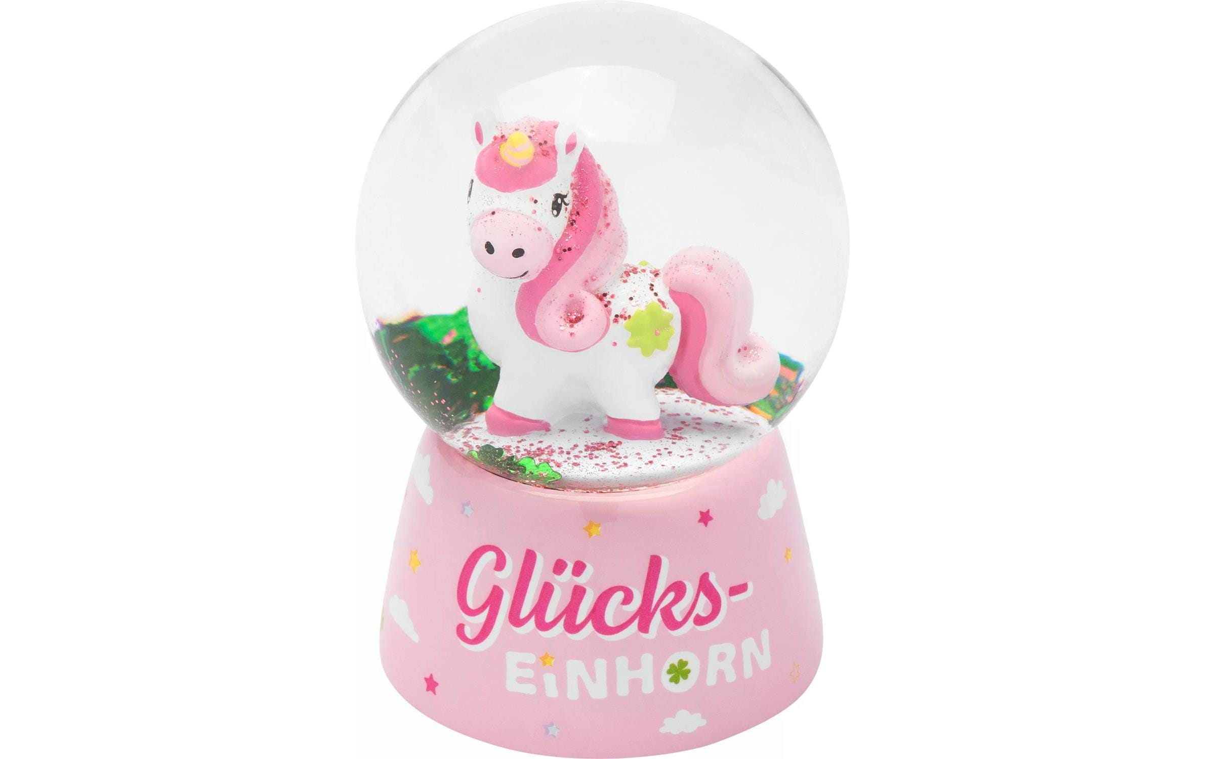 Sheepworld Schneekugel Einhorn