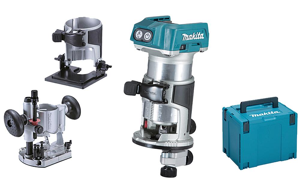 Makita SET 18V Einhandfräse / Kantenfräse