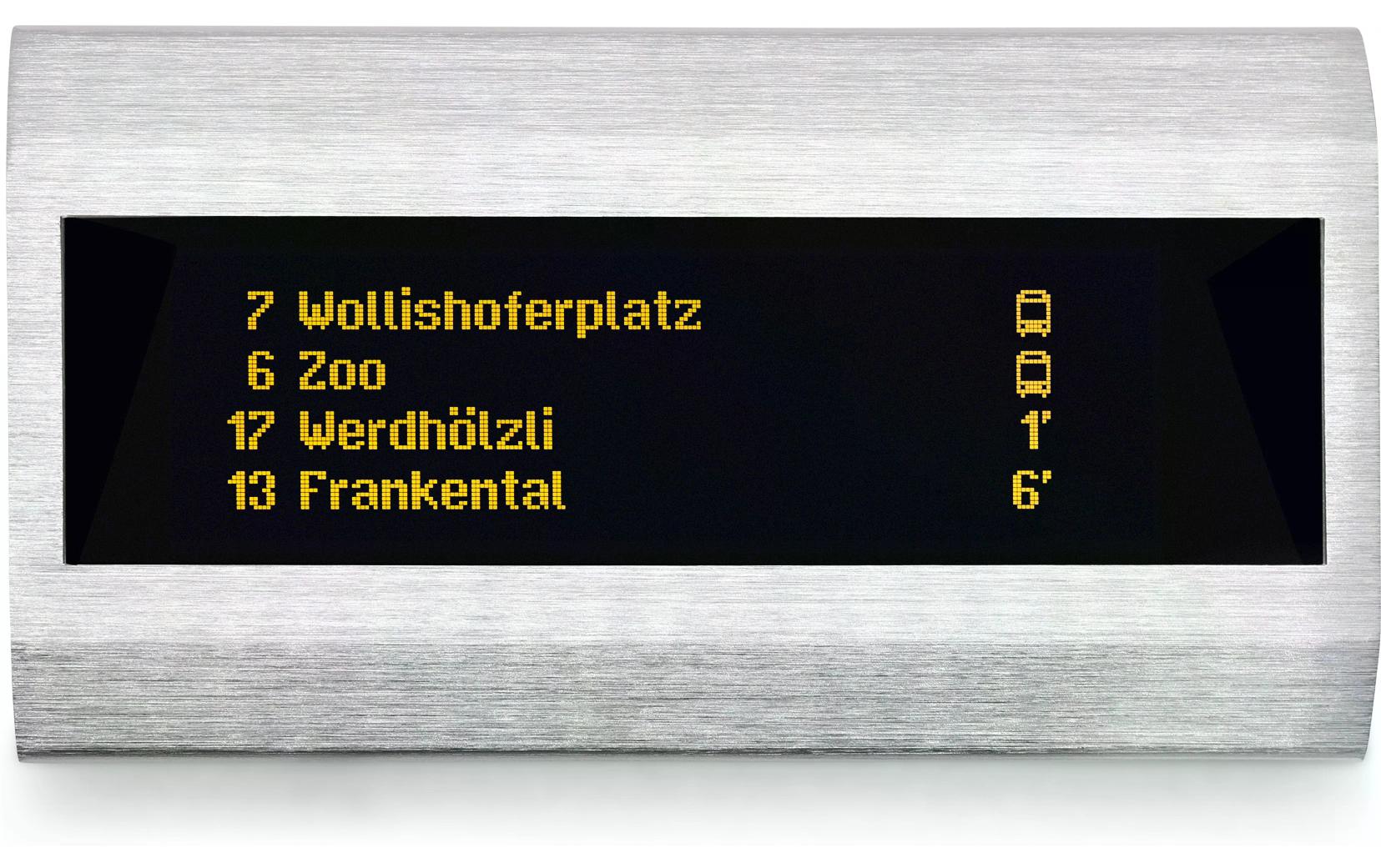 Tramli Abfahrtsanzeige Display USB-C