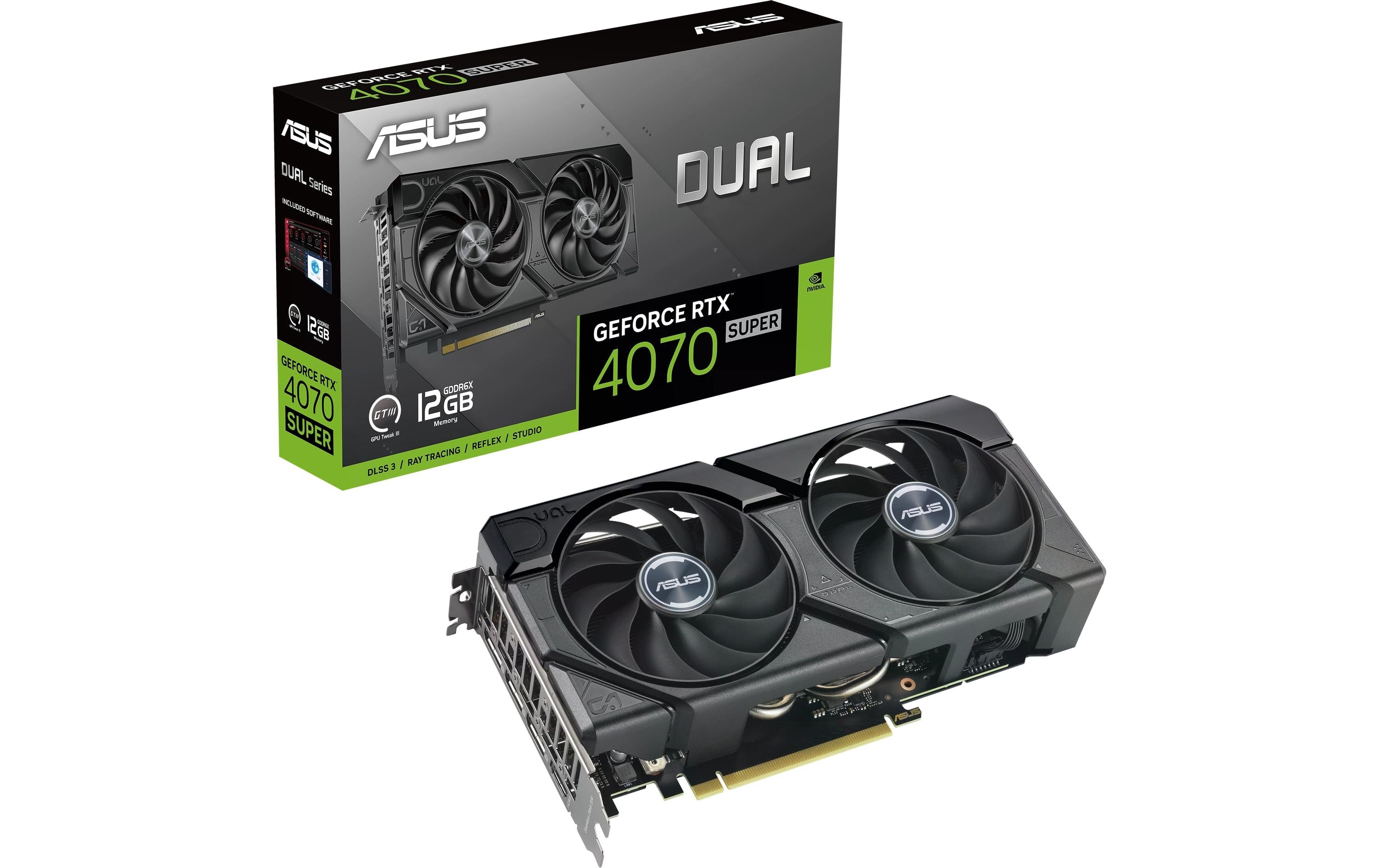 ASUS DUAL RTX4070 SUPER EVO 12G, GDDR6X