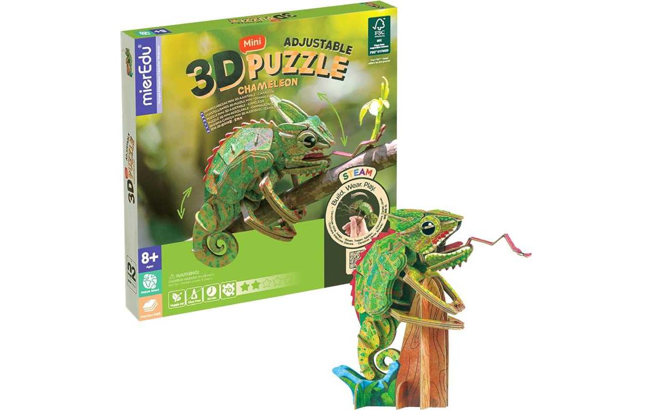 Mini 3D Puzzle - Camäleon