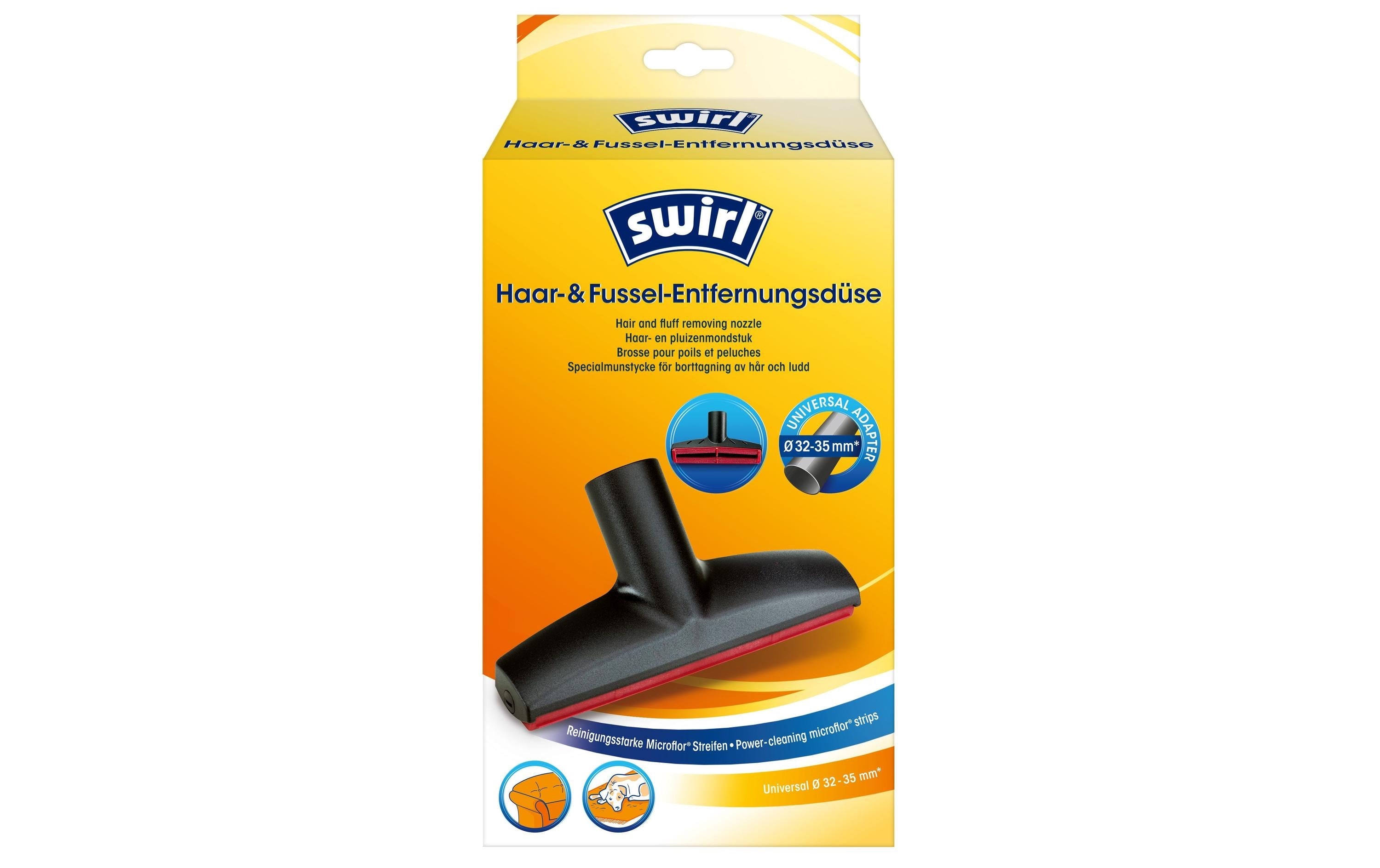 Swirl Haar und Fussel-Entfernungsdüse