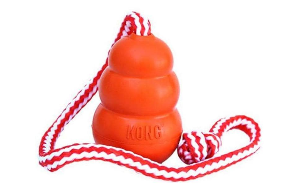 Kong Aqua, Ø 10.5 cm + 50 cm, orange, 299 g