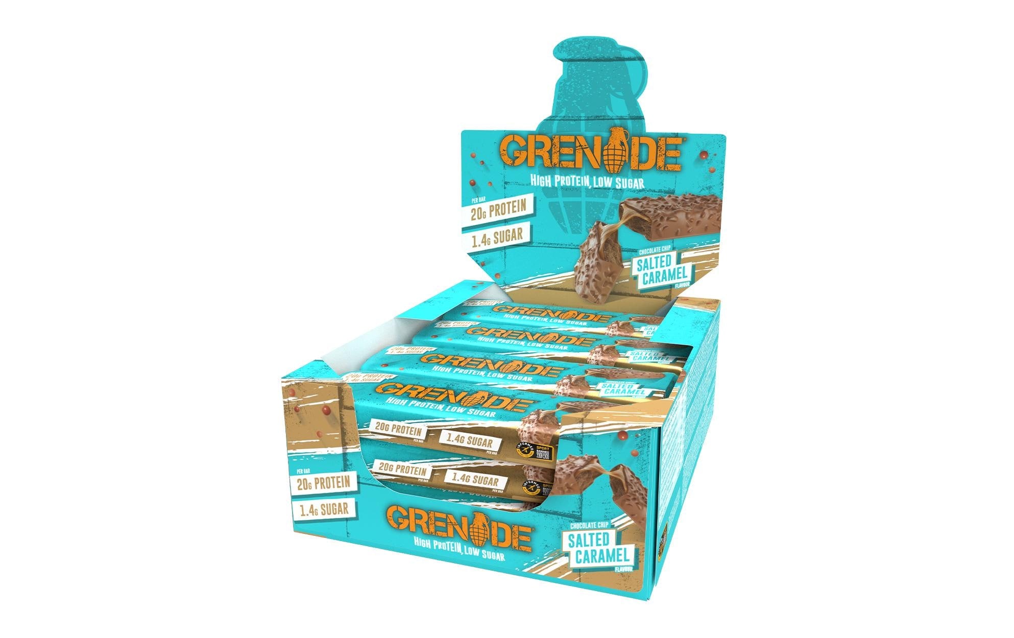 GRENADE BAR, Chocolate Chip Salted Caramel