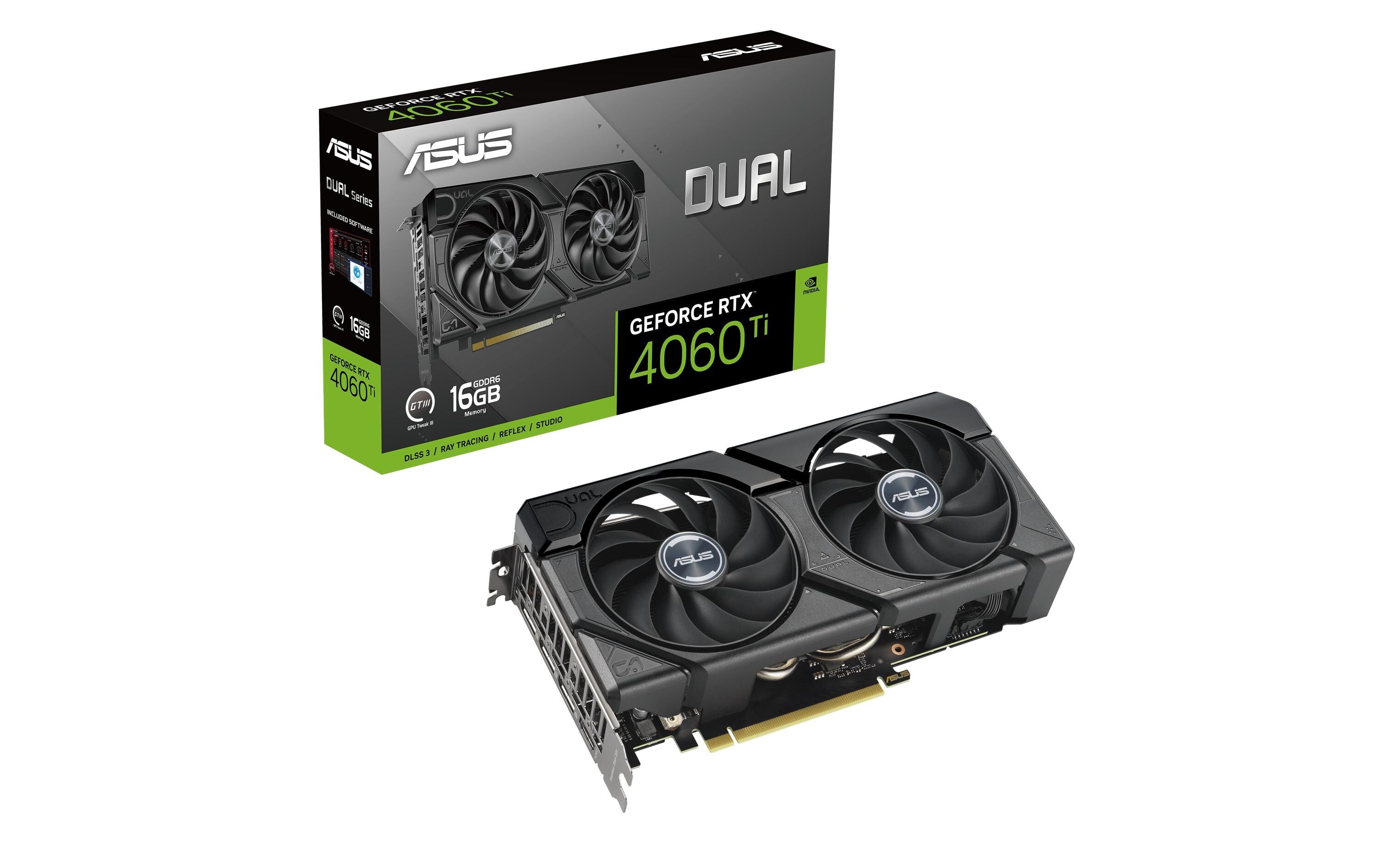 ASUS DUAL RTX4060TI EVO 16G, DDR6