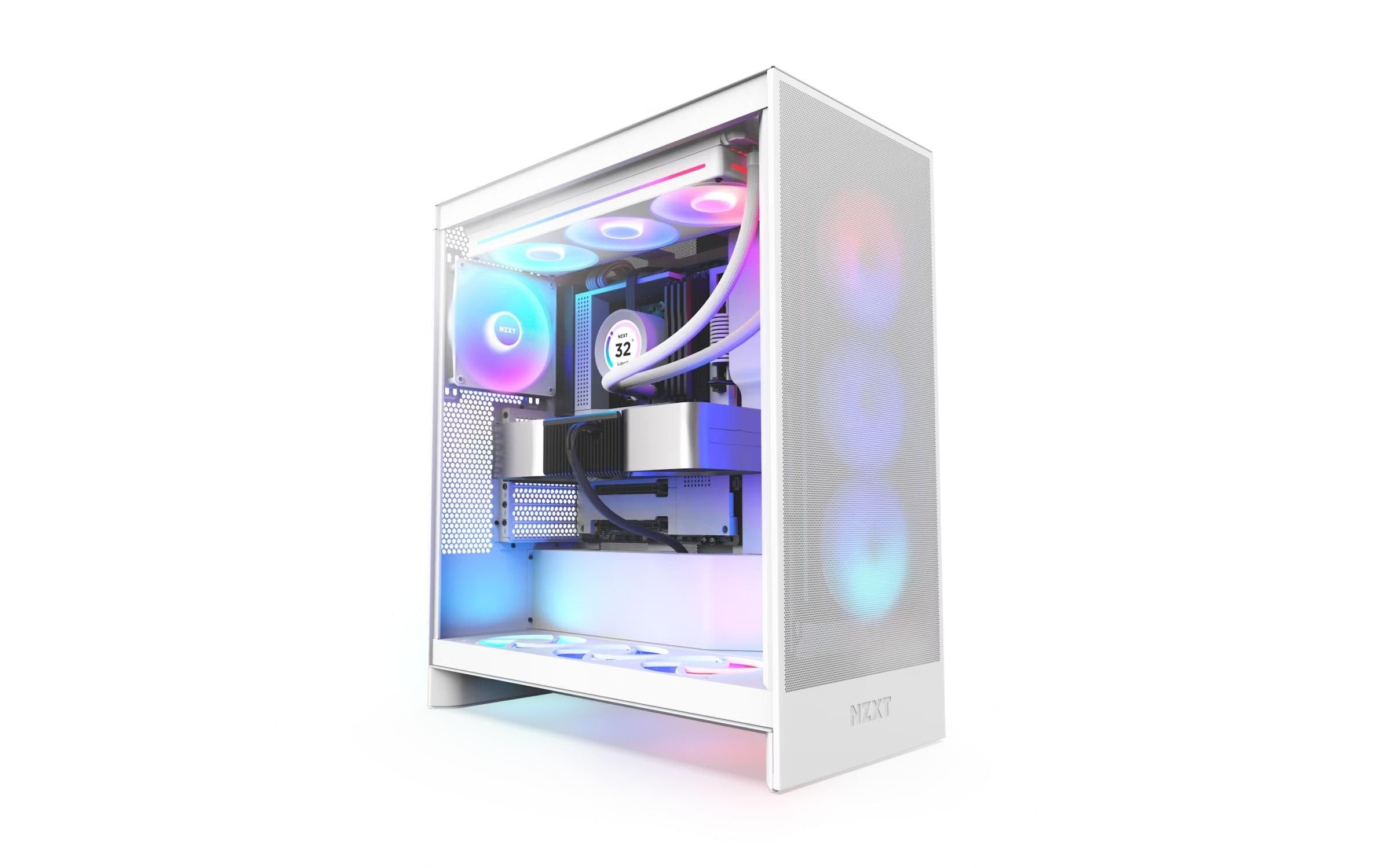 NZXT H7 Flow RGB Weiss