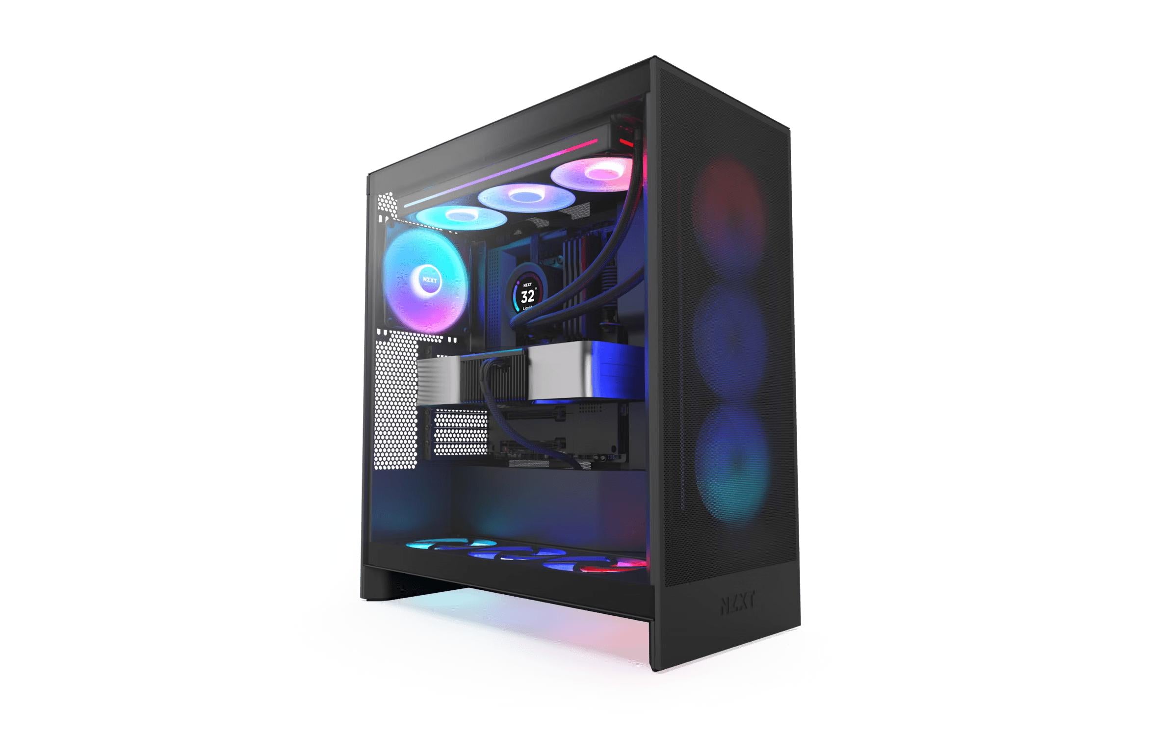 NZXT H7 Flow RGB Schwarz