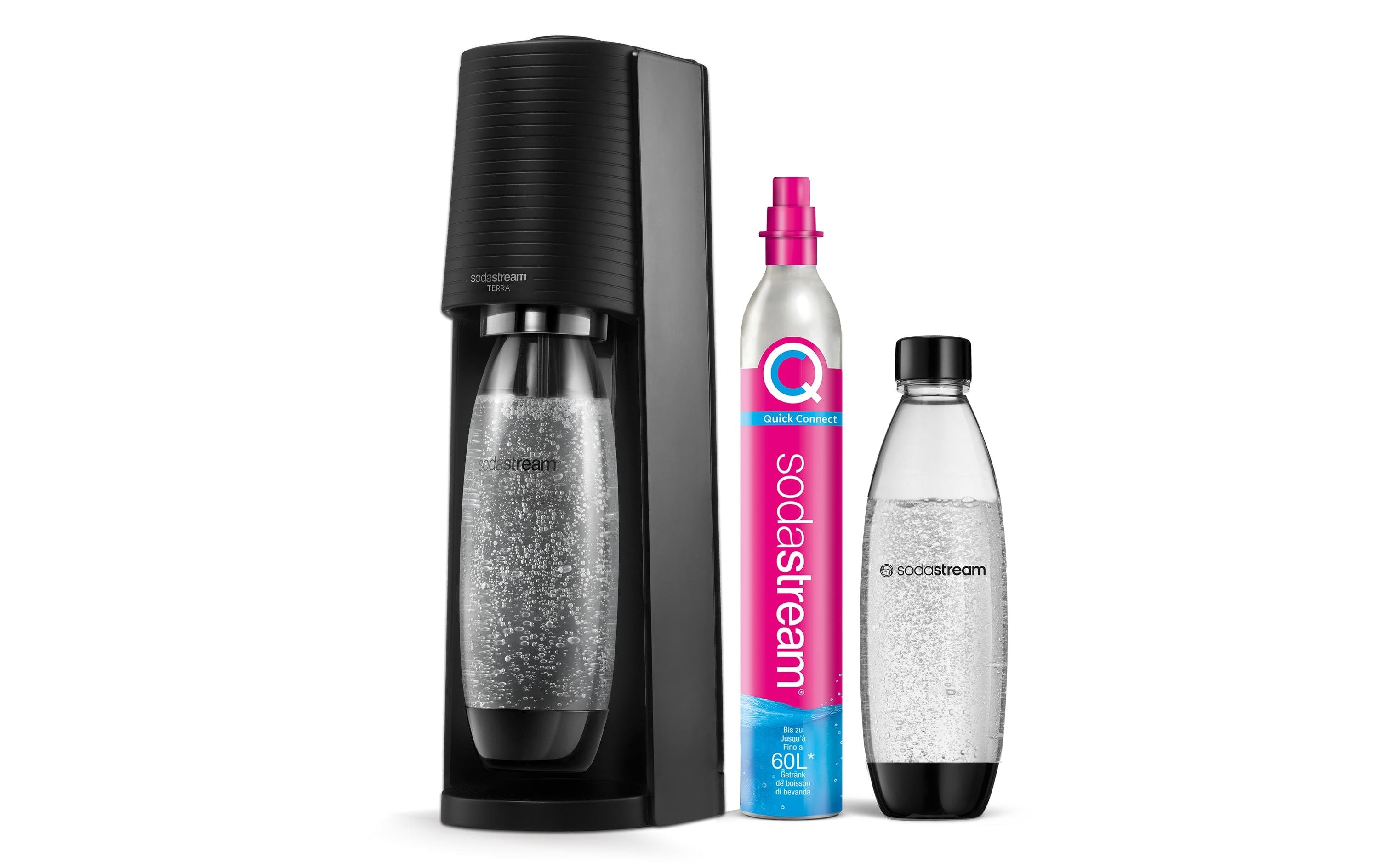 Sodastream Terra black Mega Pack