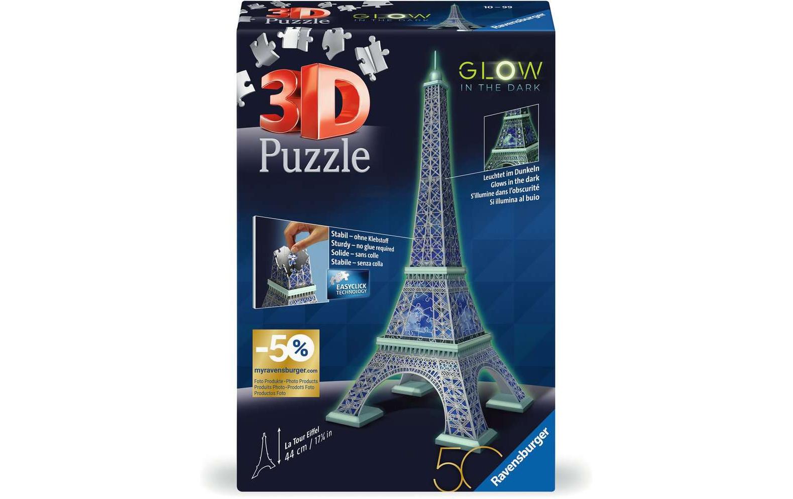 3D Puzzle: Eiffelturm 50y