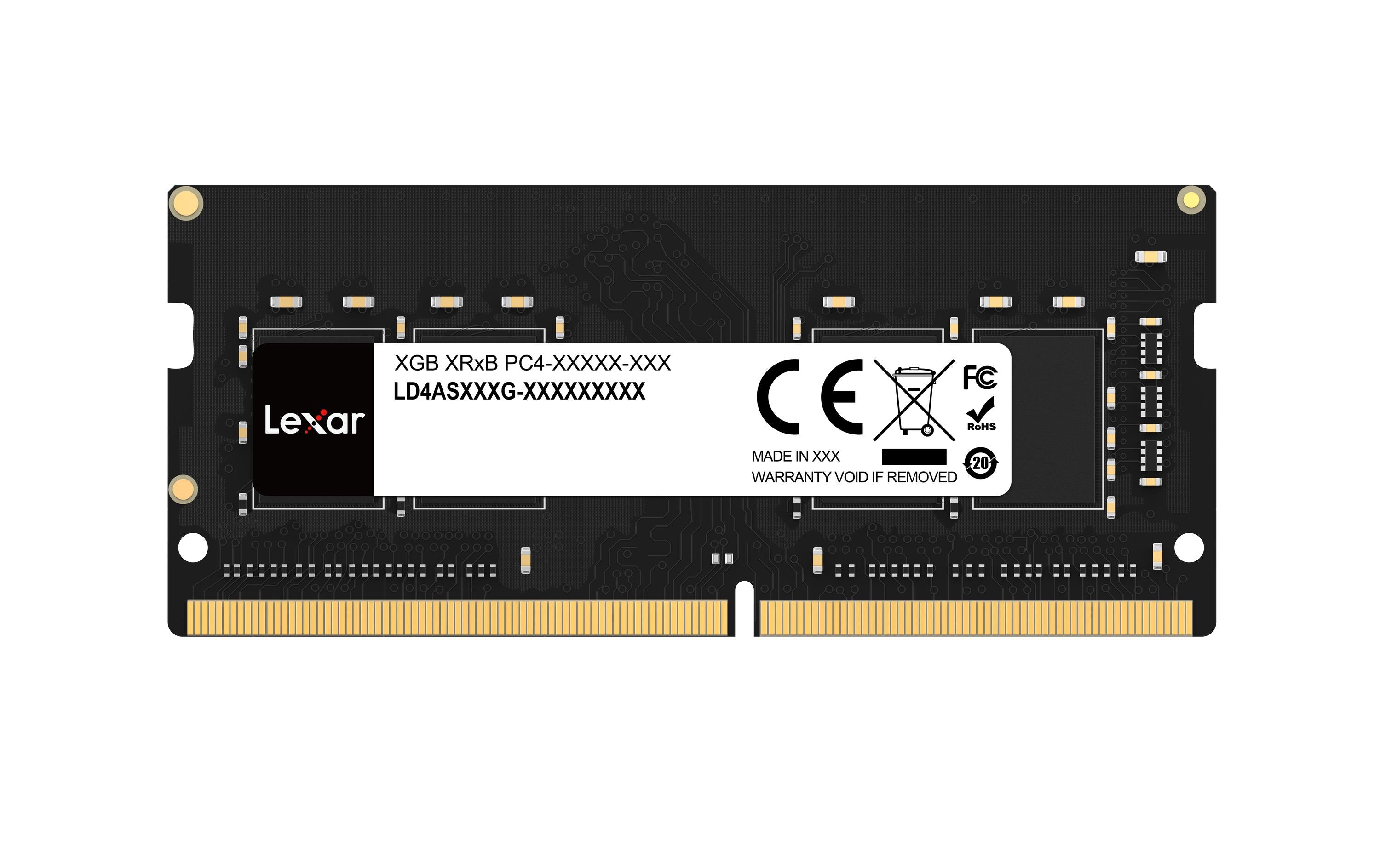 Lexar DDR4 Laptop Memory 3200MHz 1x16GB