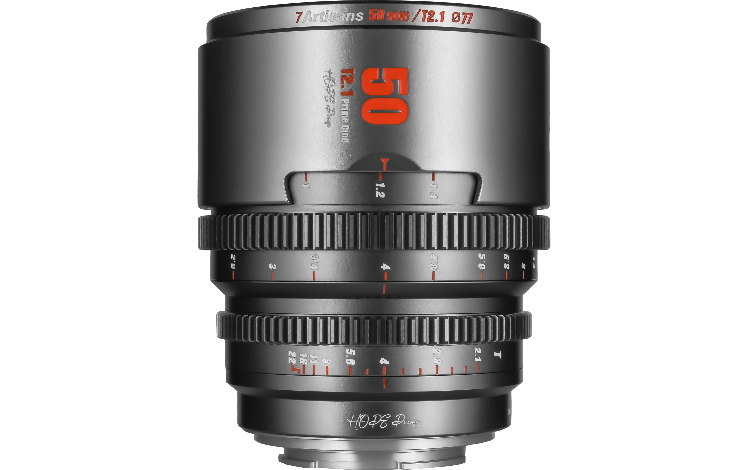 7Artisans 50T21TG-R 50mm T2.1