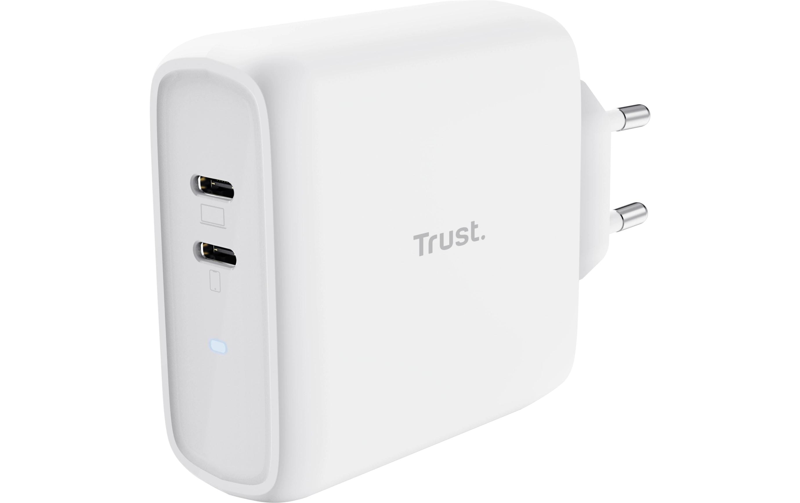 Trust Maxo USB-C 65W 2 Port weiss