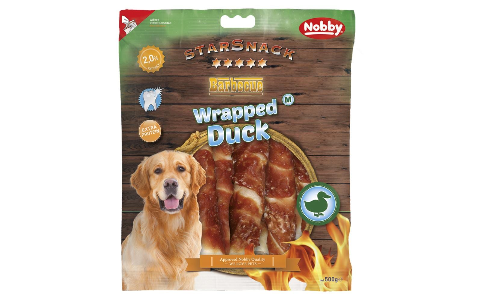 Nobby StarSnack Barbecue Wrapped Duck M