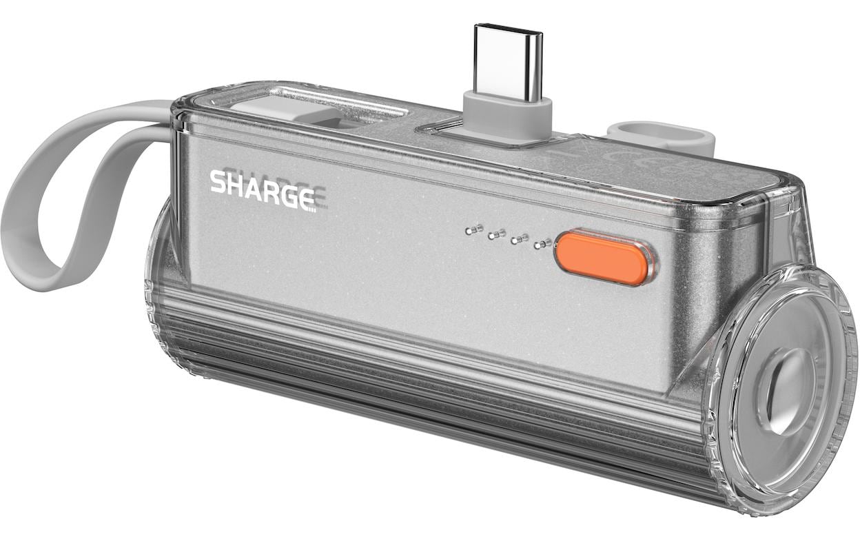 Sharge Flow Mini Powerbank Silber