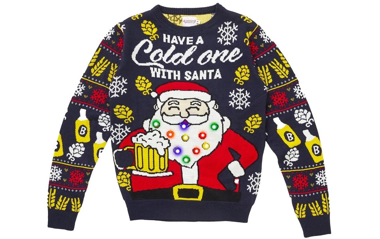 Christmas Sweats Have a Cold One LED