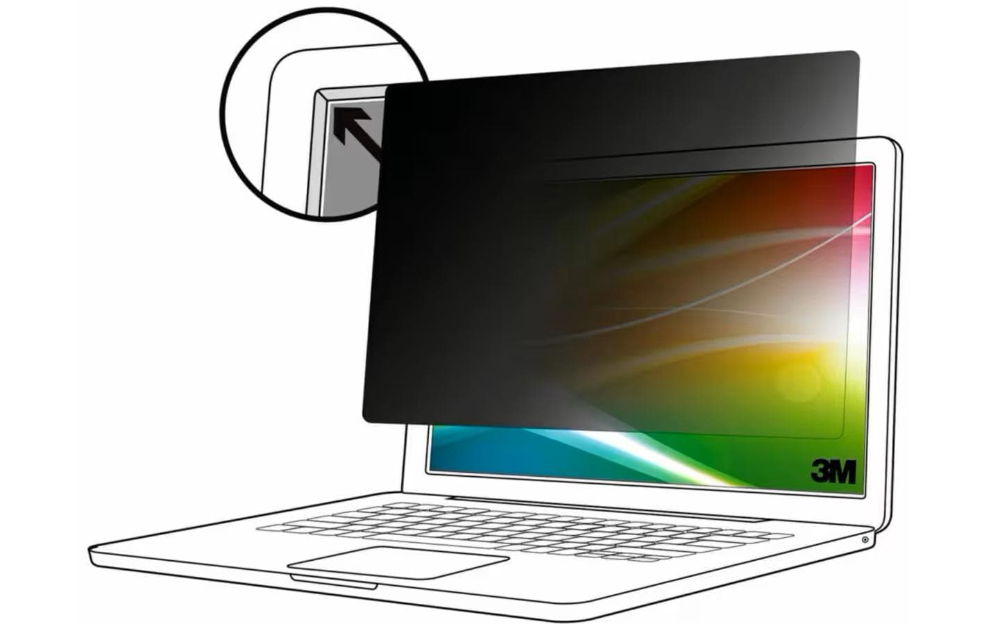 3M Bright Screen PF 12.1 Laptop, 16:10 - eShoppen GmbH